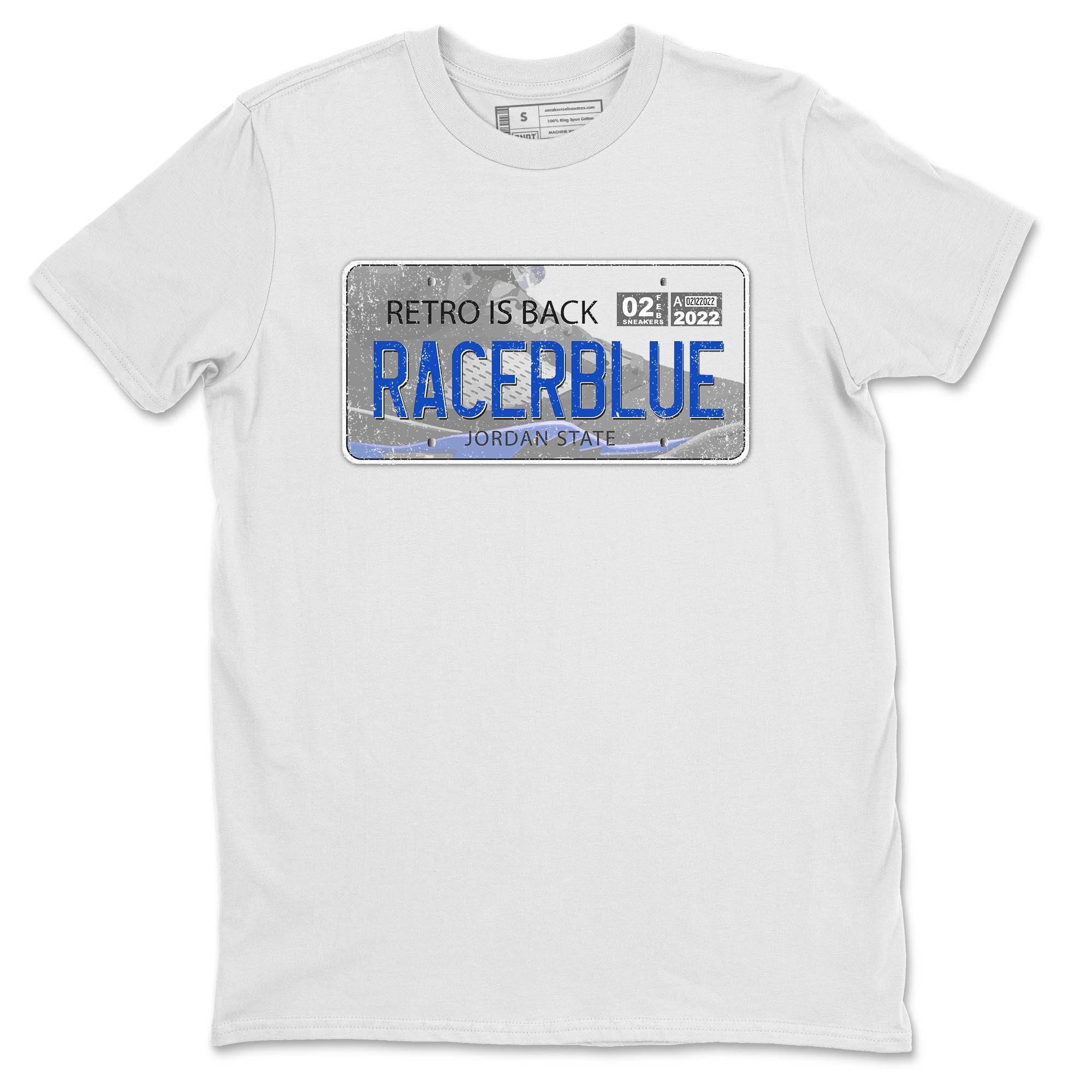 Jordan Plate Unisex Tops - Air Jordan 5 Racer Blue