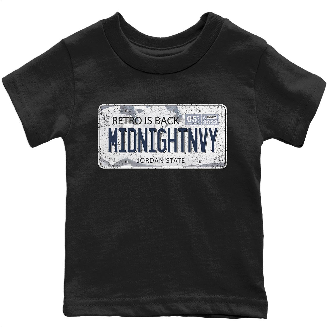 Jordan Plate Kids Tops - Air Jordan 6 Midnight Navy