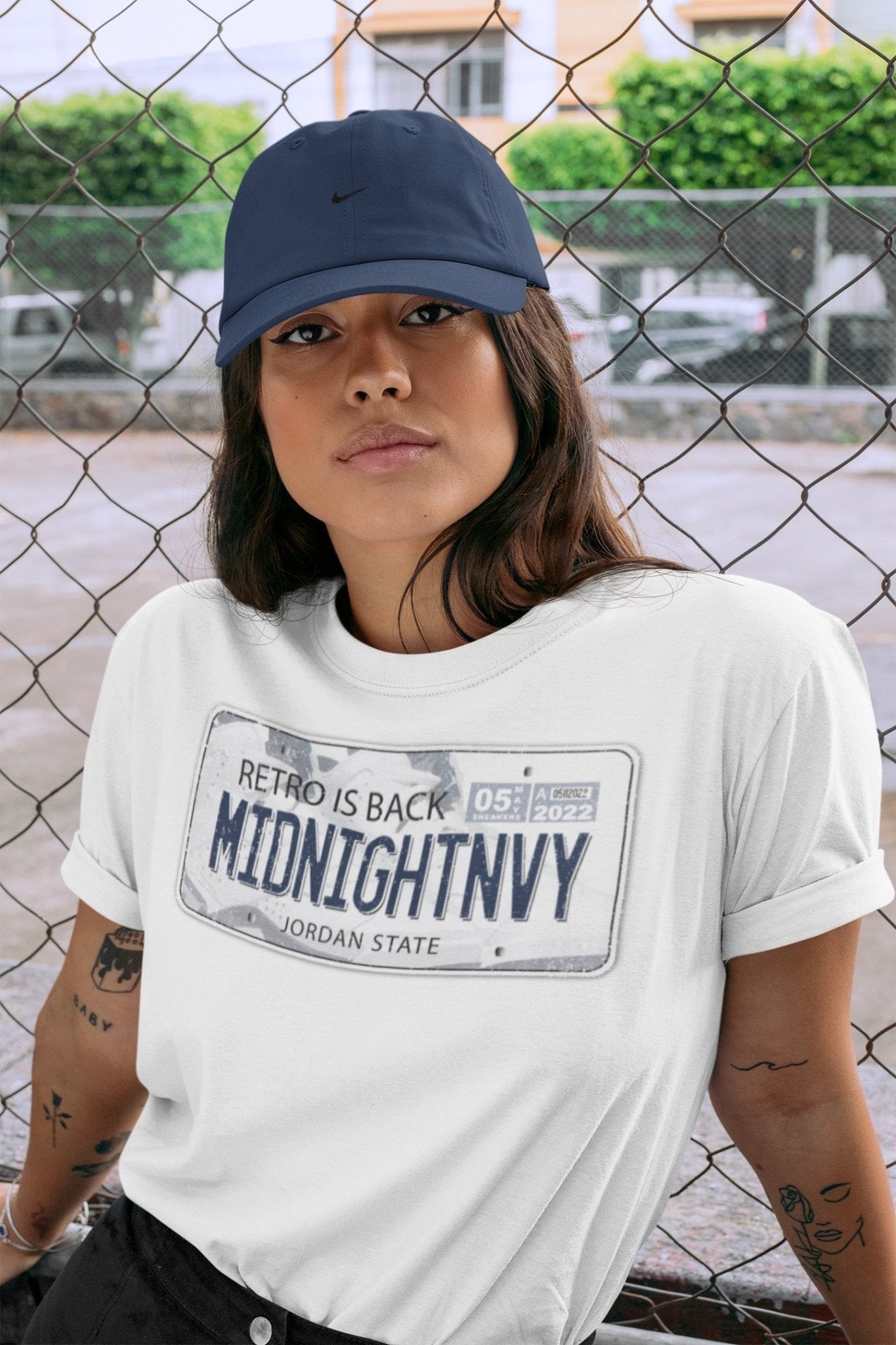 Jordan Plate Unisex Tops - Air Jordan 6 Midnight Navy