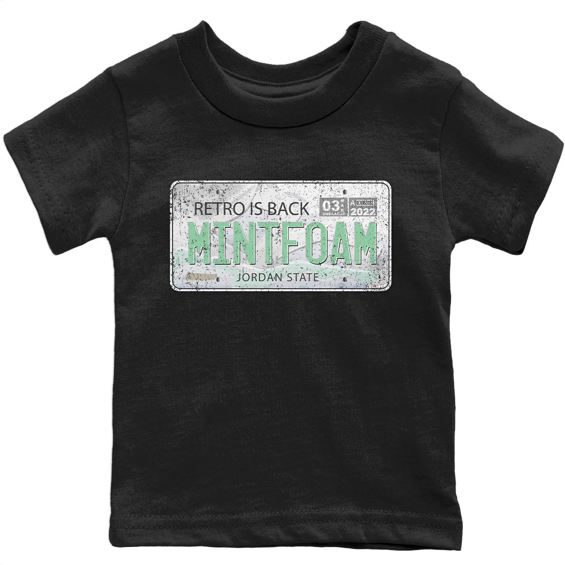 Jordan Plate Kids Tops - Air Jordan 6 Mint Foam