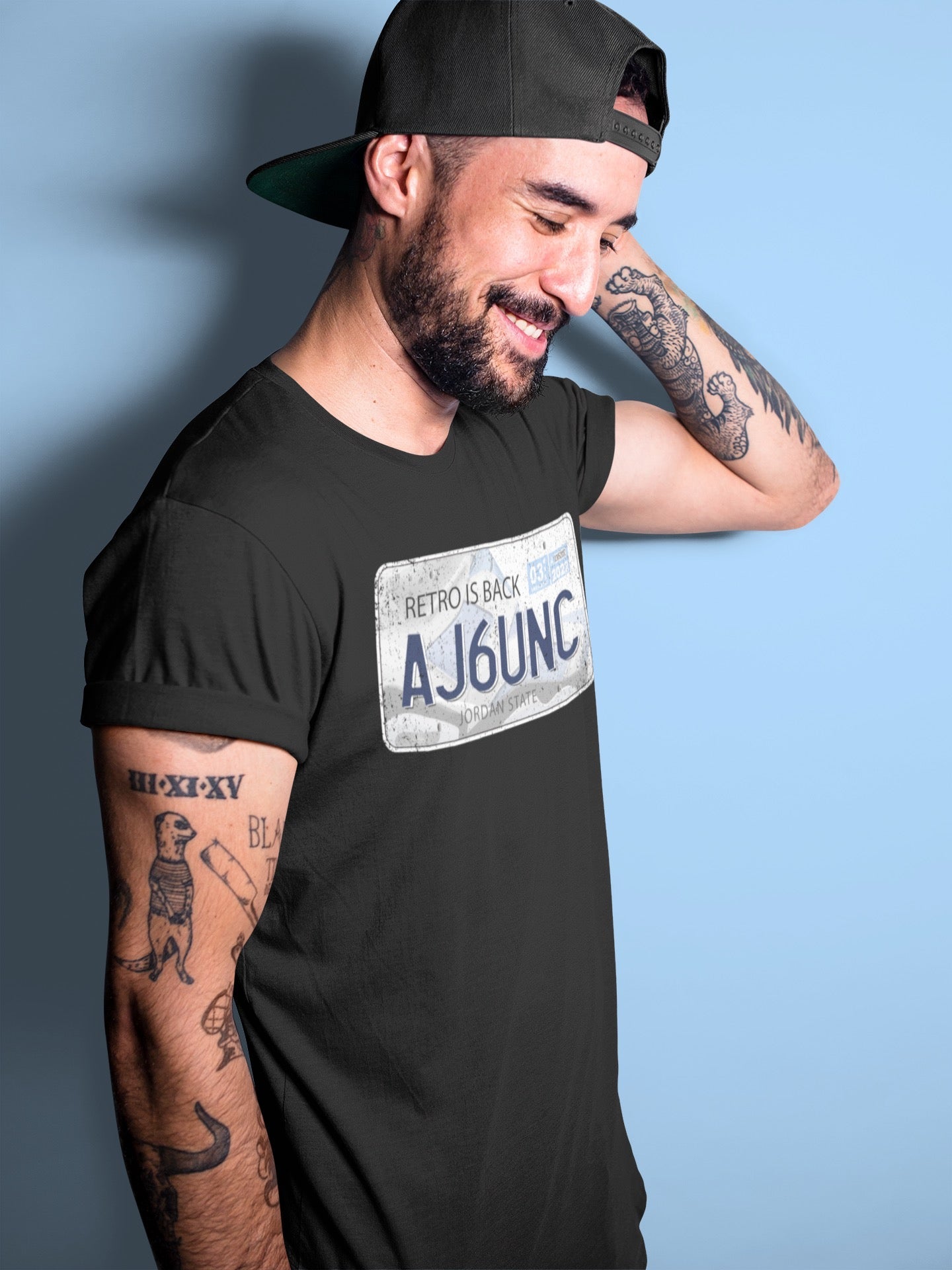 Jordan Plate Unisex Tops - Air Jordan 6 UNC