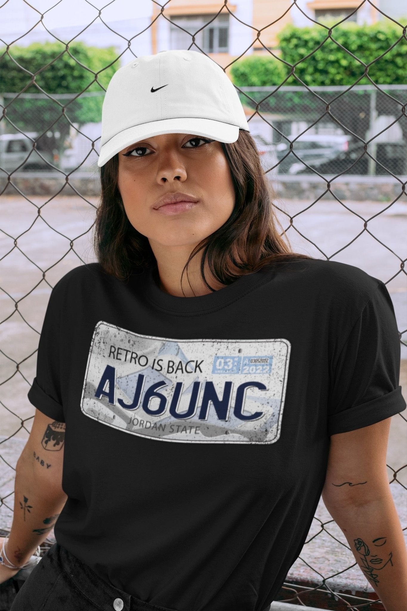 Jordan Plate Unisex Tops - Air Jordan 6 UNC