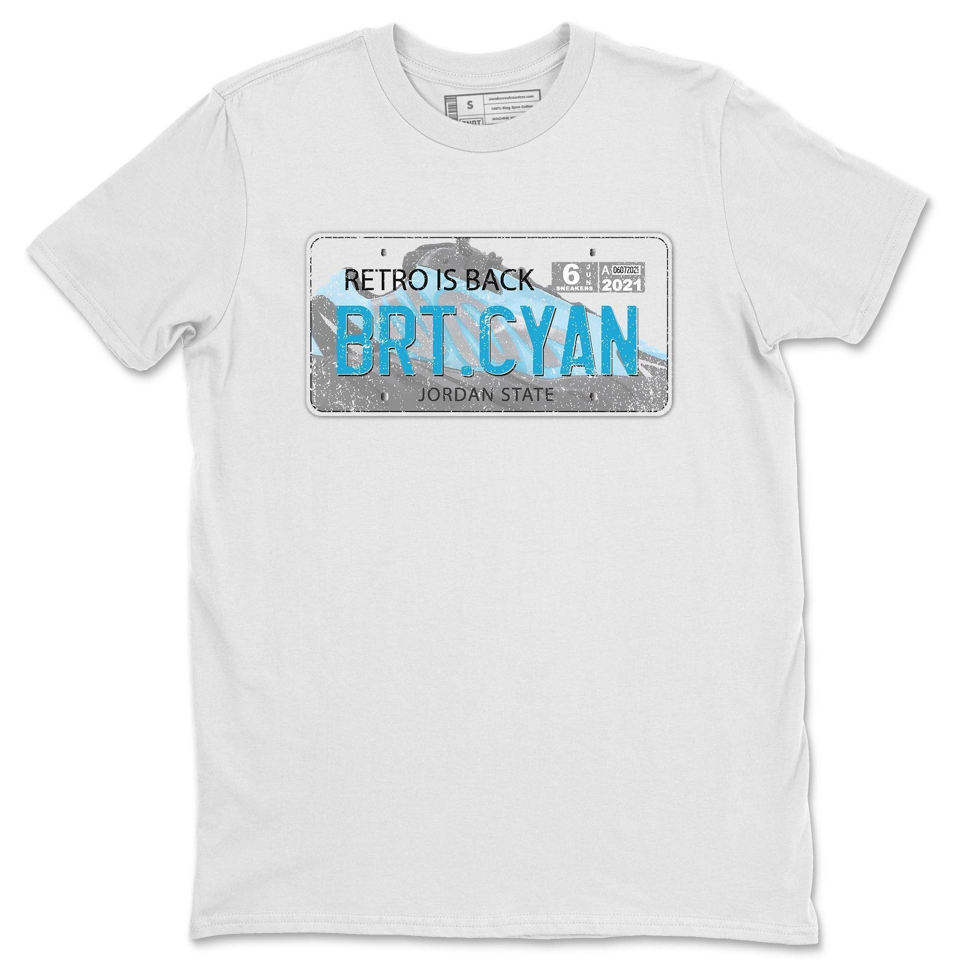 Jordan Plate Unisex Tops - Yeezy 700 Bright Cyan