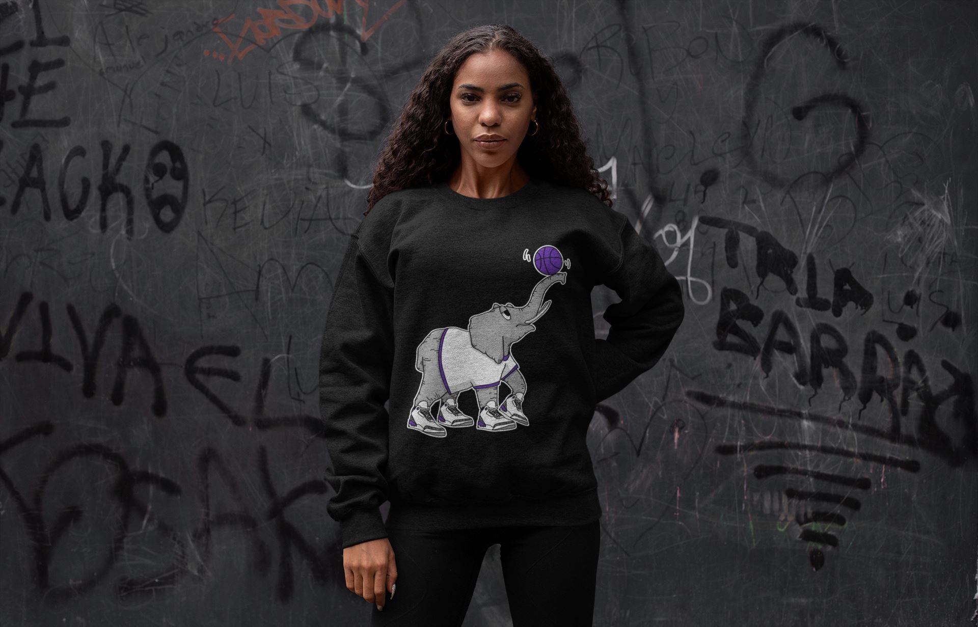 Juggling Elephant Unisex Tops - Air Jordan 3 Dark Iris