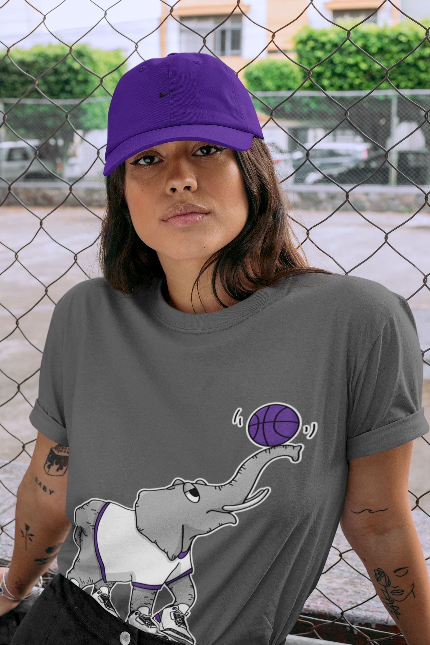 Juggling Elephant Unisex Tops - Air Jordan 3 Dark Iris