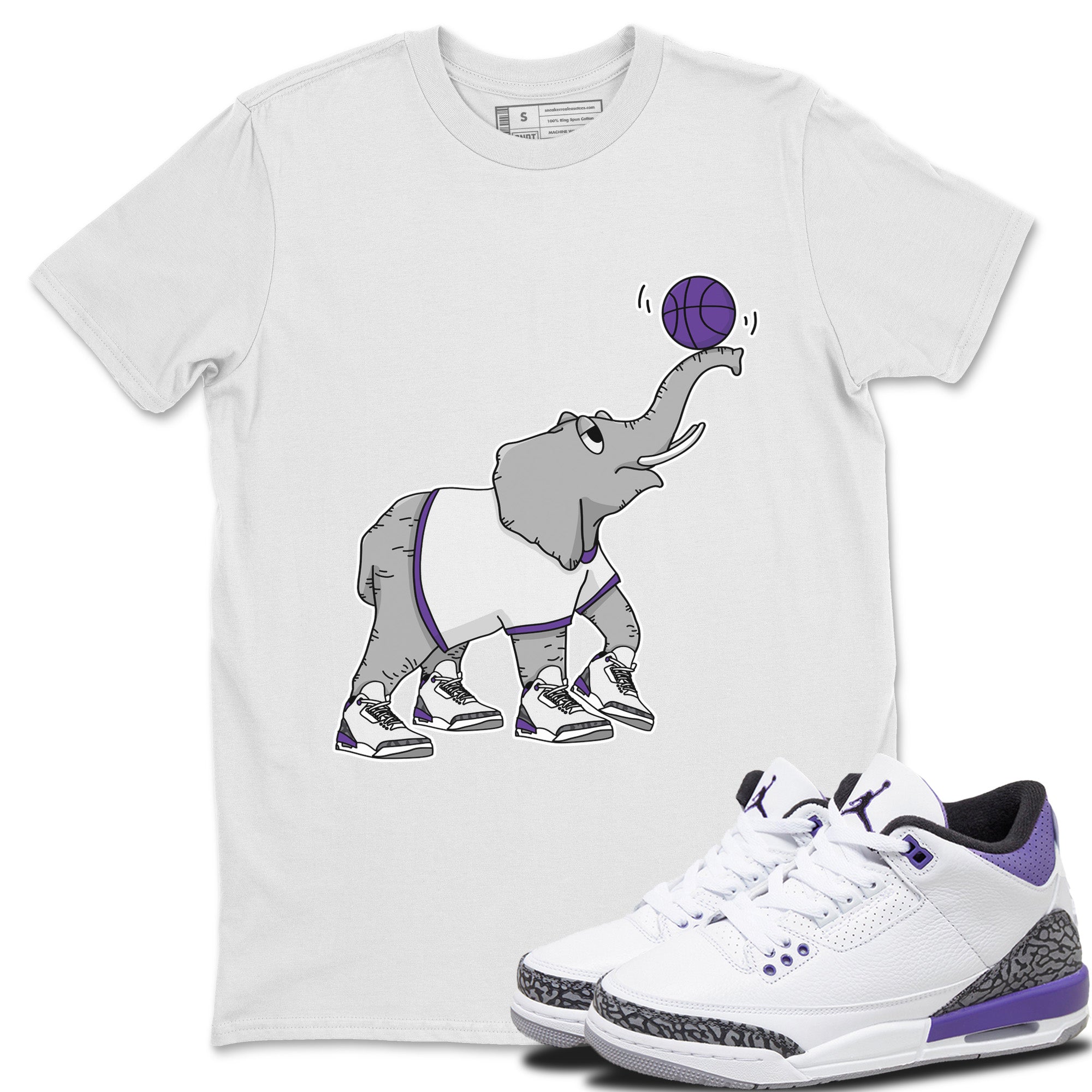 Juggling Elephant Unisex Tops - Air Jordan 3 Dark Iris