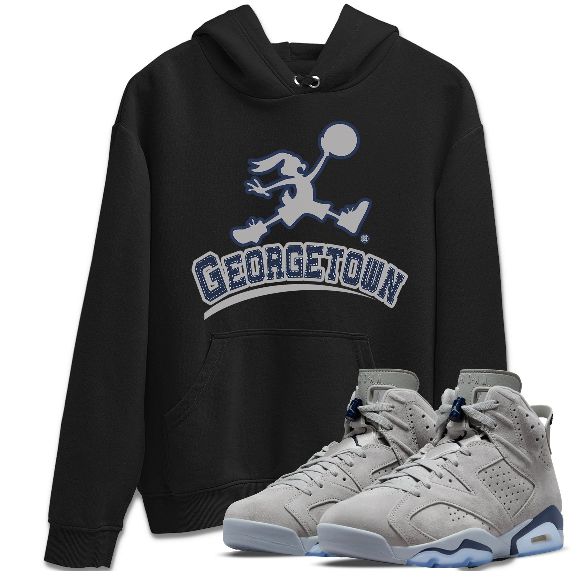 Jumpman Bunny Unisex Tops - Air Jordan 6 Georgetown