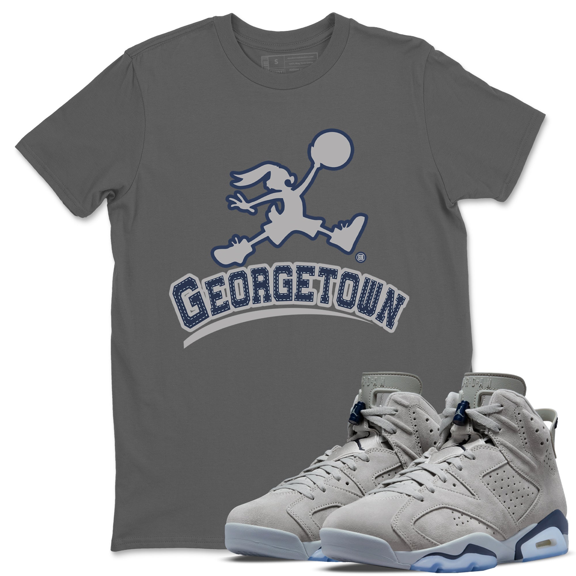 Jumpman Bunny Unisex Tops - Air Jordan 6 Georgetown