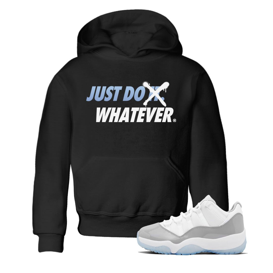 Just Do Whatever Kids Tops - Air Jordan 11 White Cement
