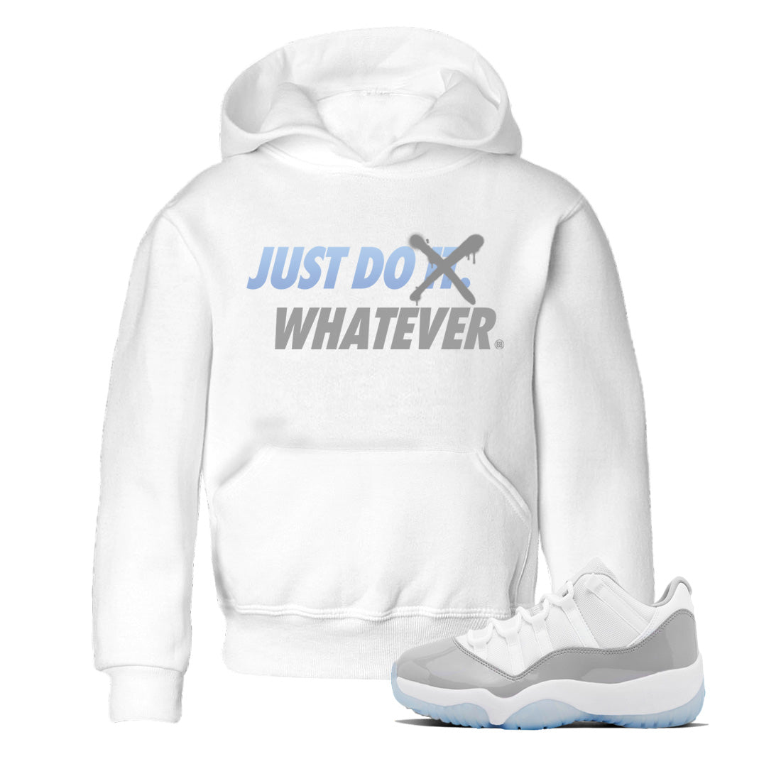 Just Do Whatever Kids Tops - Air Jordan 11 White Cement