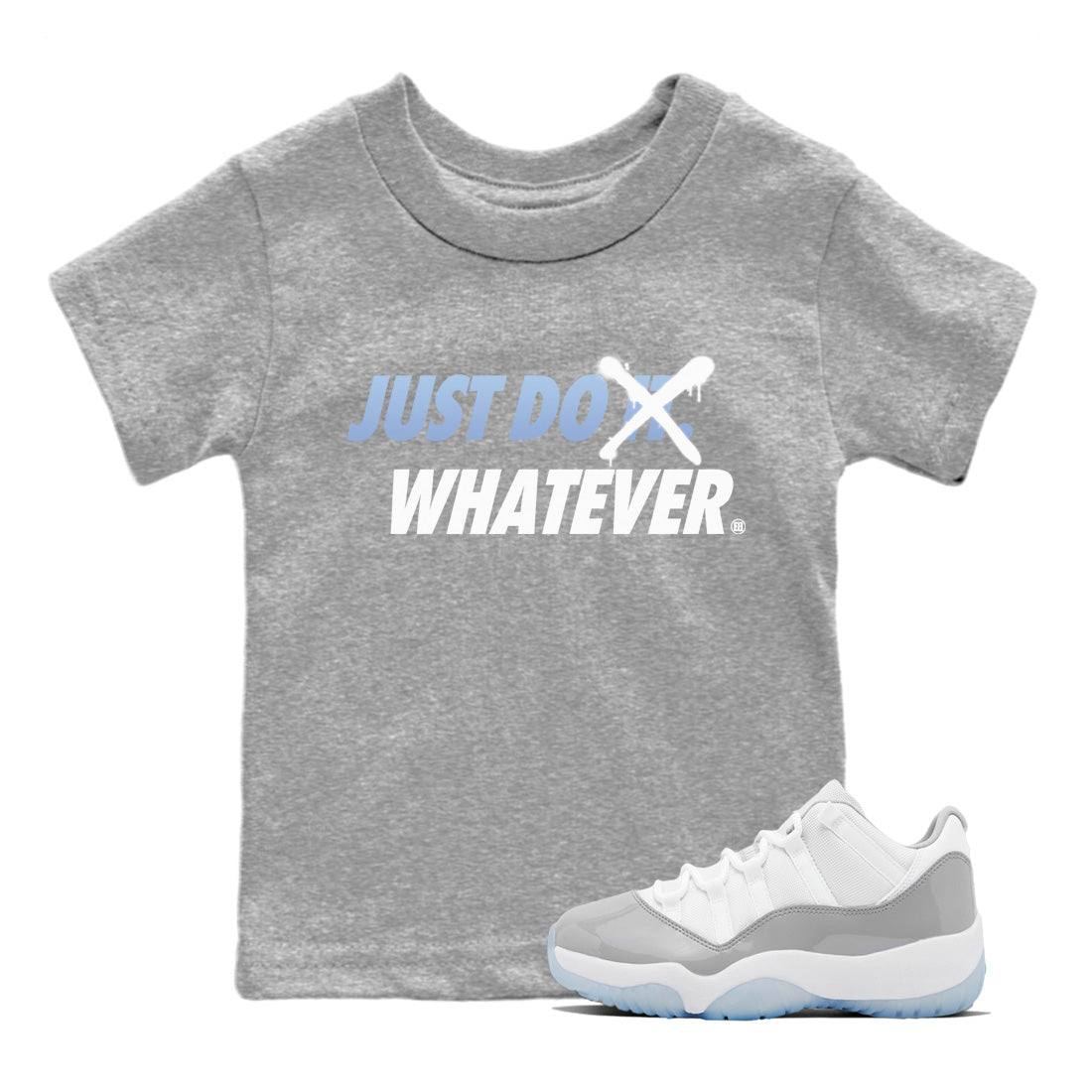 Just Do Whatever Kids Tops - Air Jordan 11 White Cement