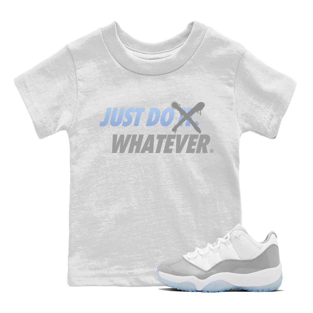 Just Do Whatever Kids Tops - Air Jordan 11 White Cement