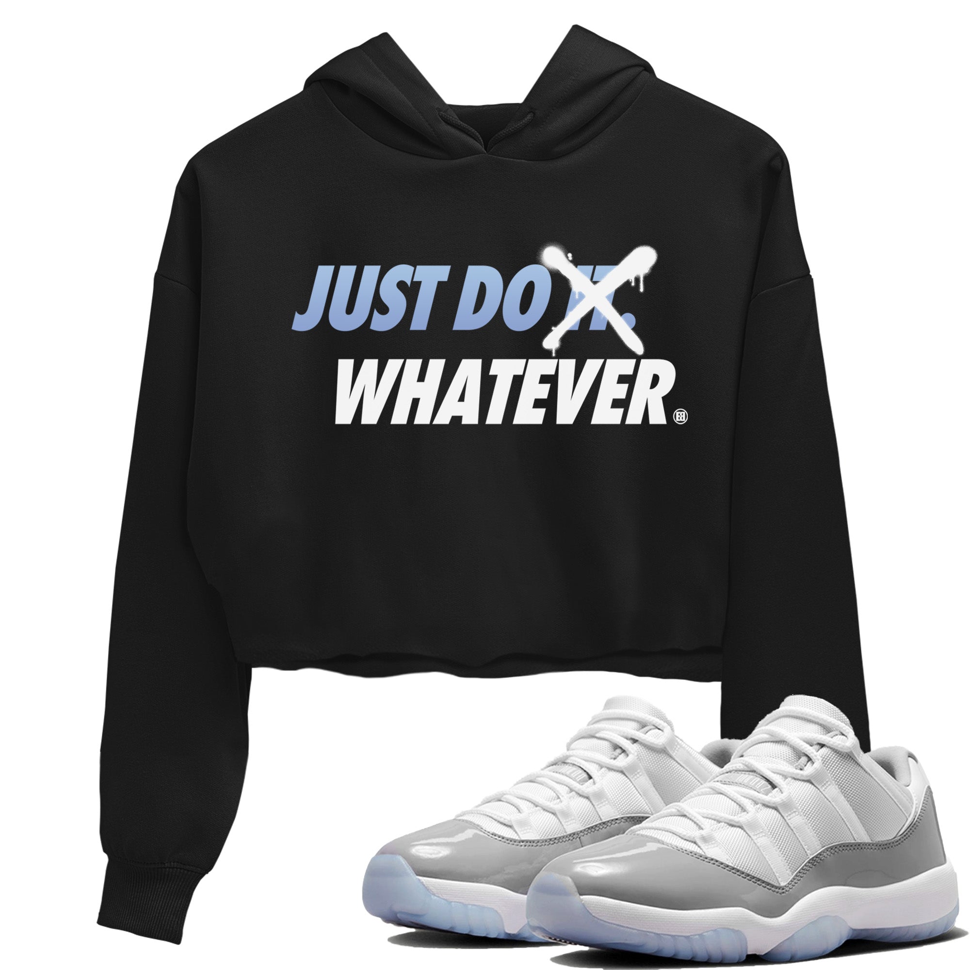 Just Do Whatever Women's Tops - Air Jordan 11 White Cement