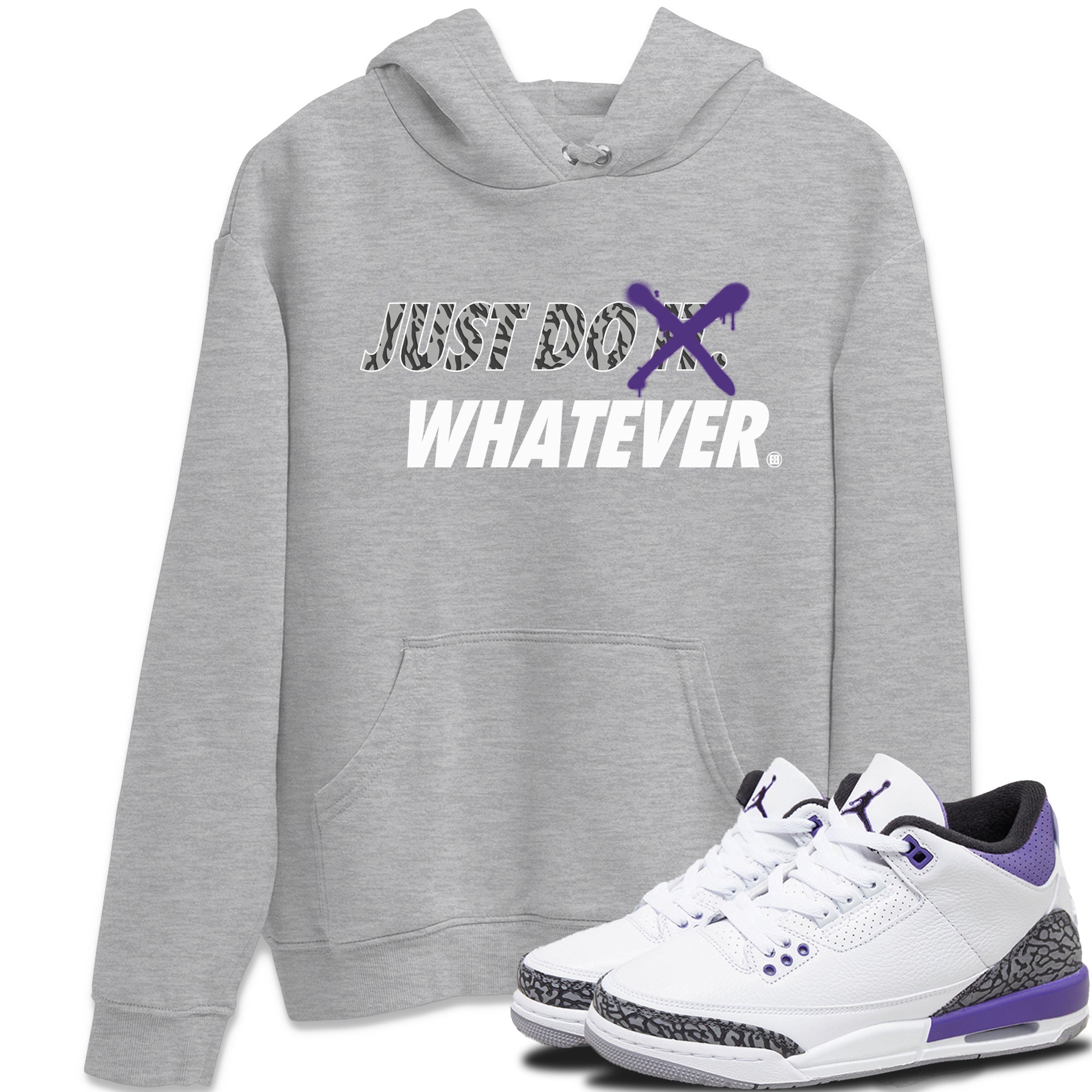 Just Do Whatever Unisex Tops - Air Jordan 3 Dark Iris