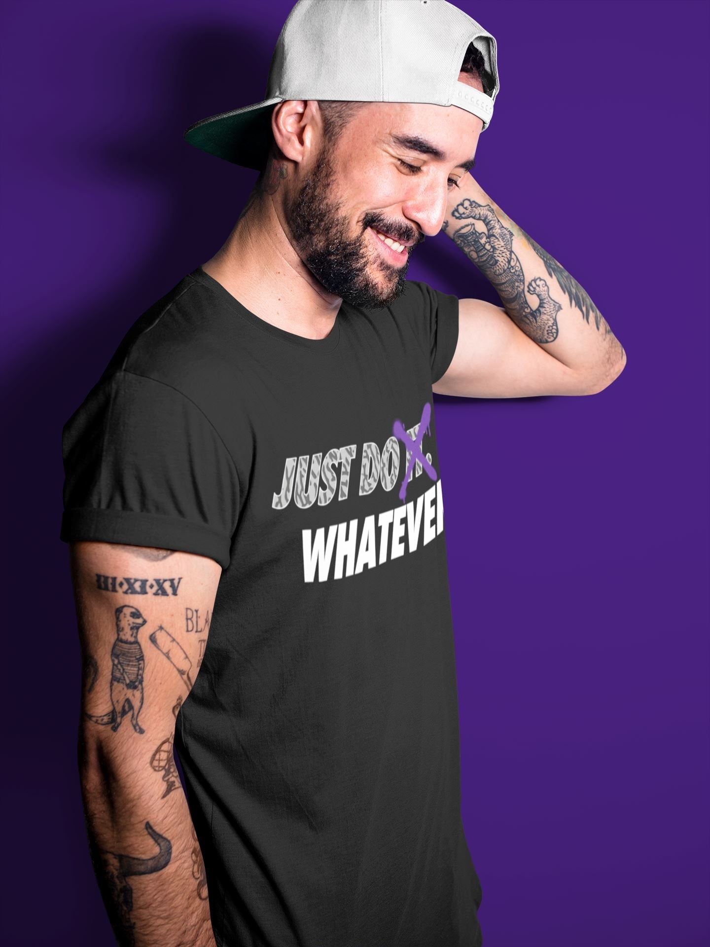 Just Do Whatever Unisex Tops - Air Jordan 3 Dark Iris