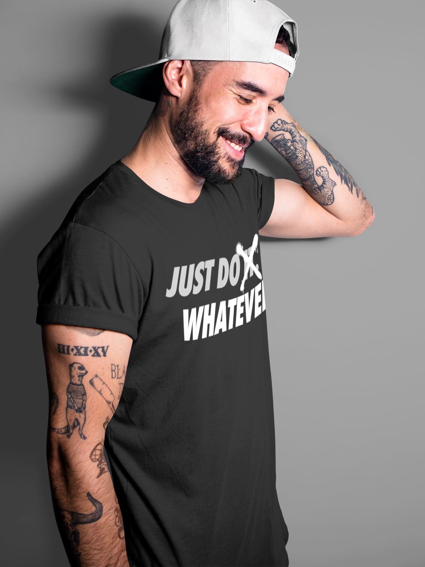 Just Do Whatever Unisex Tops - Air Jordan 4 Military Black