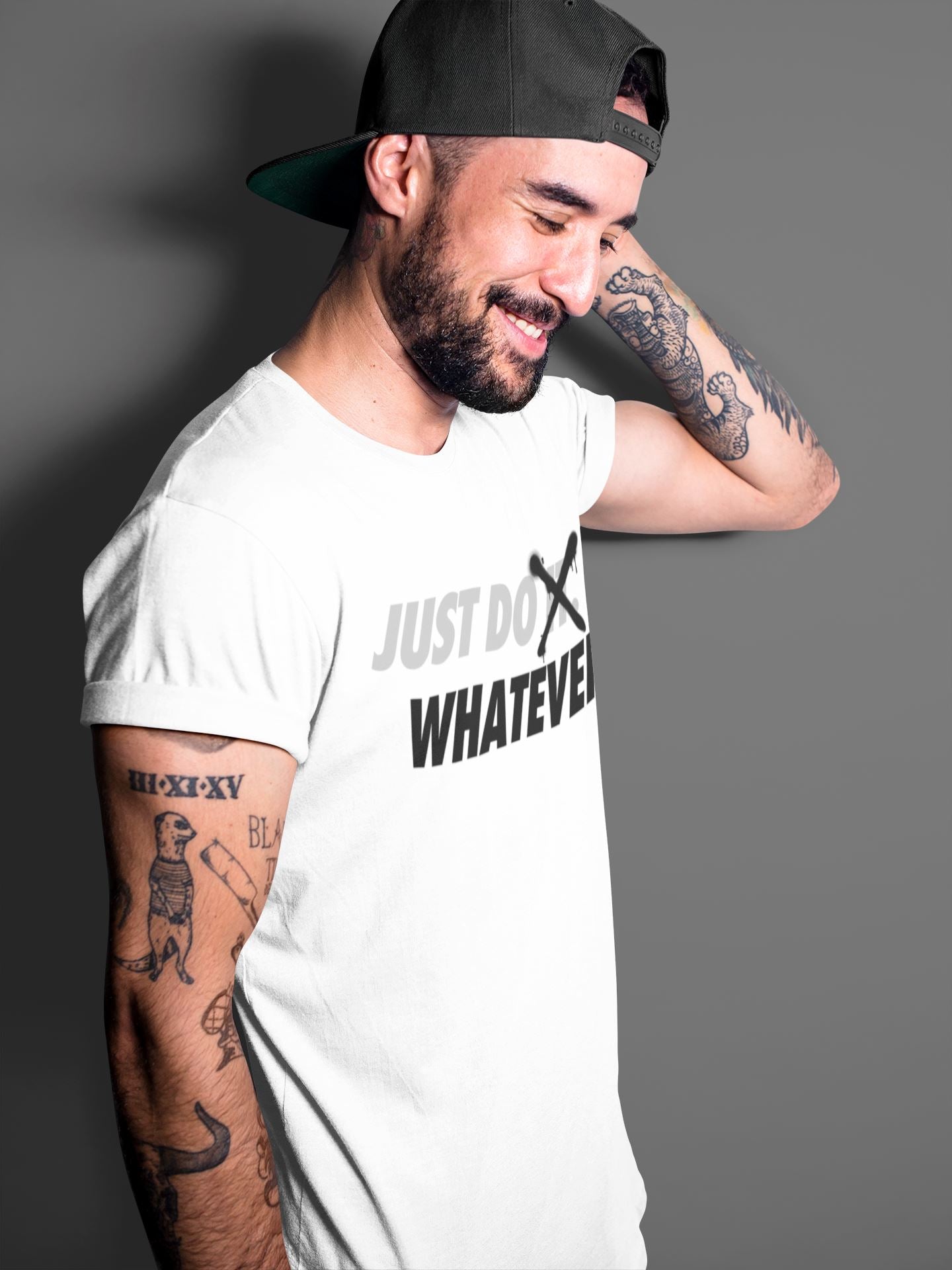 Just Do Whatever Unisex Tops - Air Jordan 4 Military Black