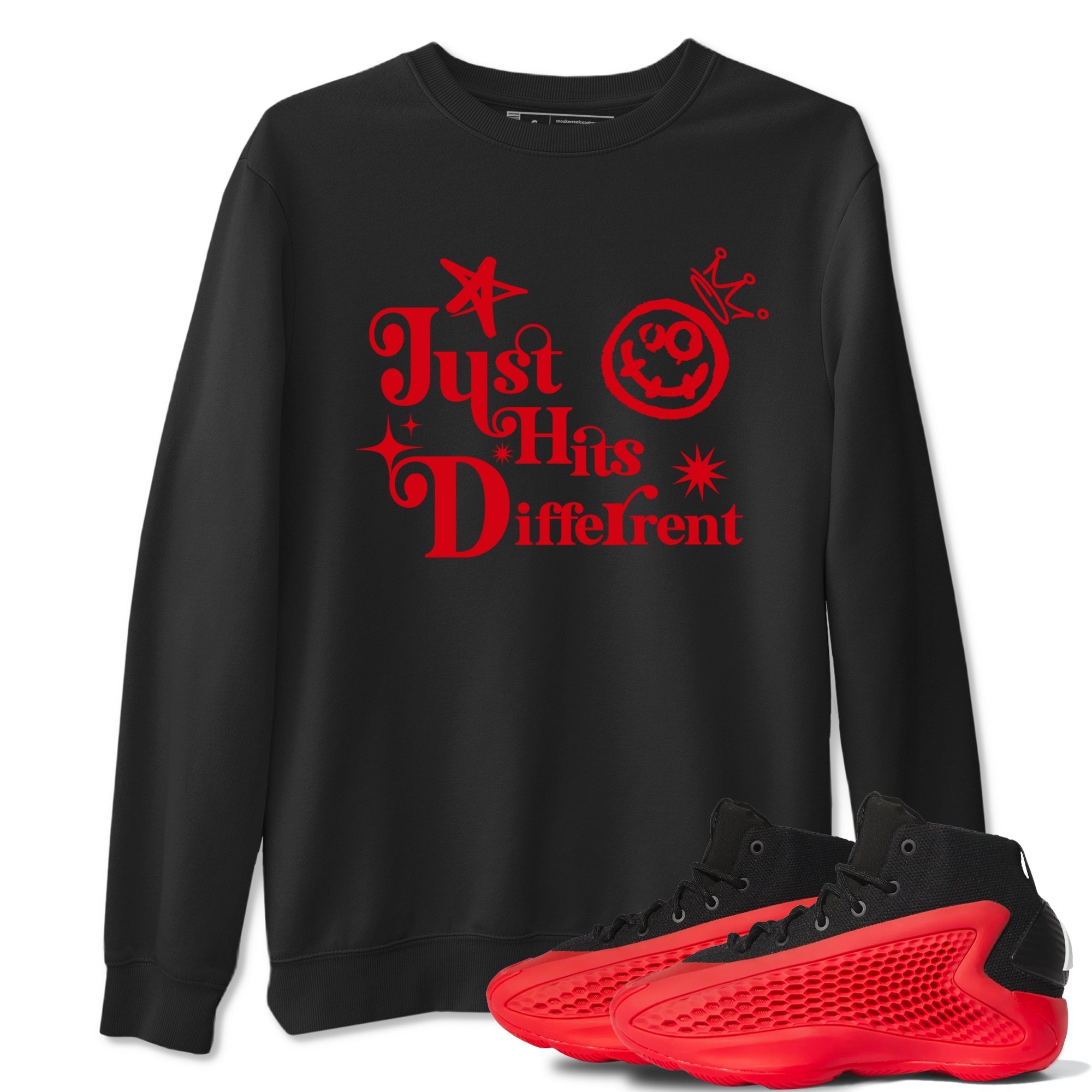 Just Hits Different snkmatch Tees - AE 1 Bred