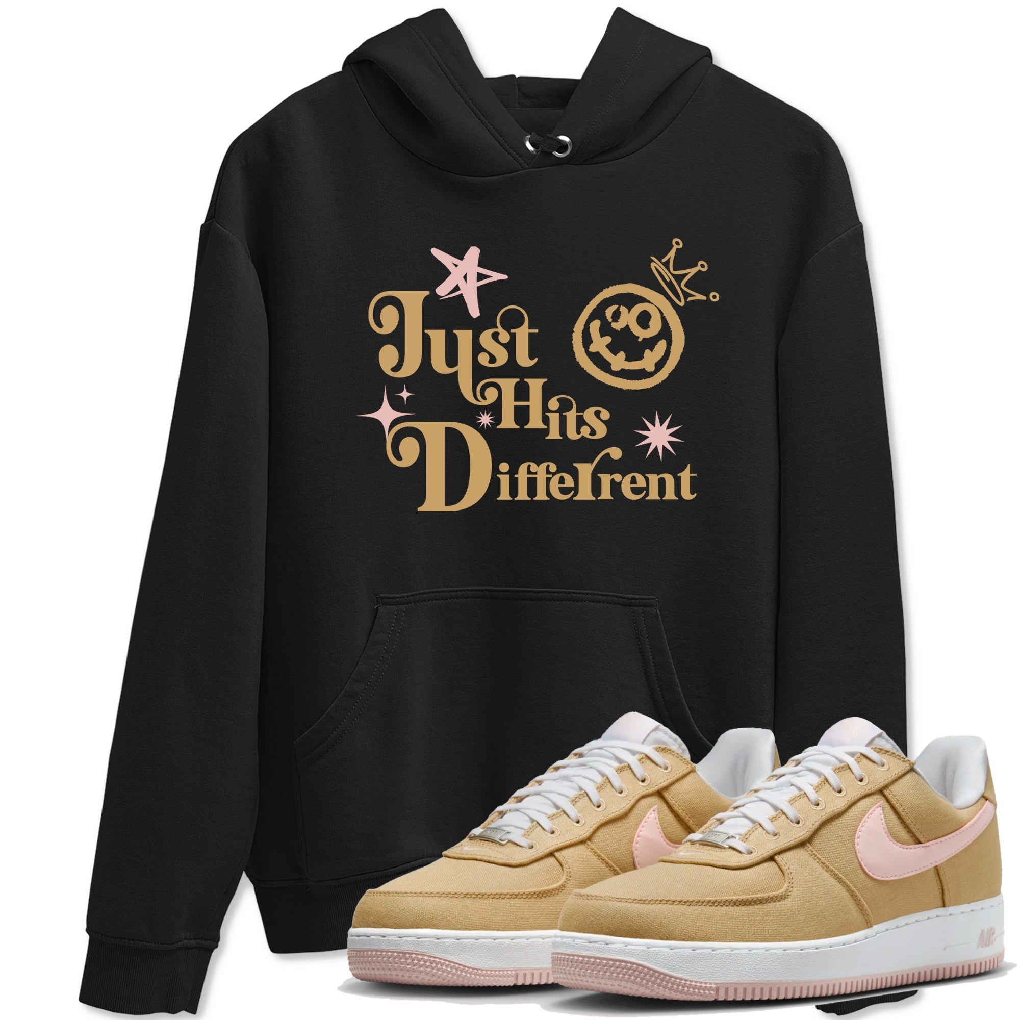 Just Hits Different snkmatch Tees - Air Force 1 Linen