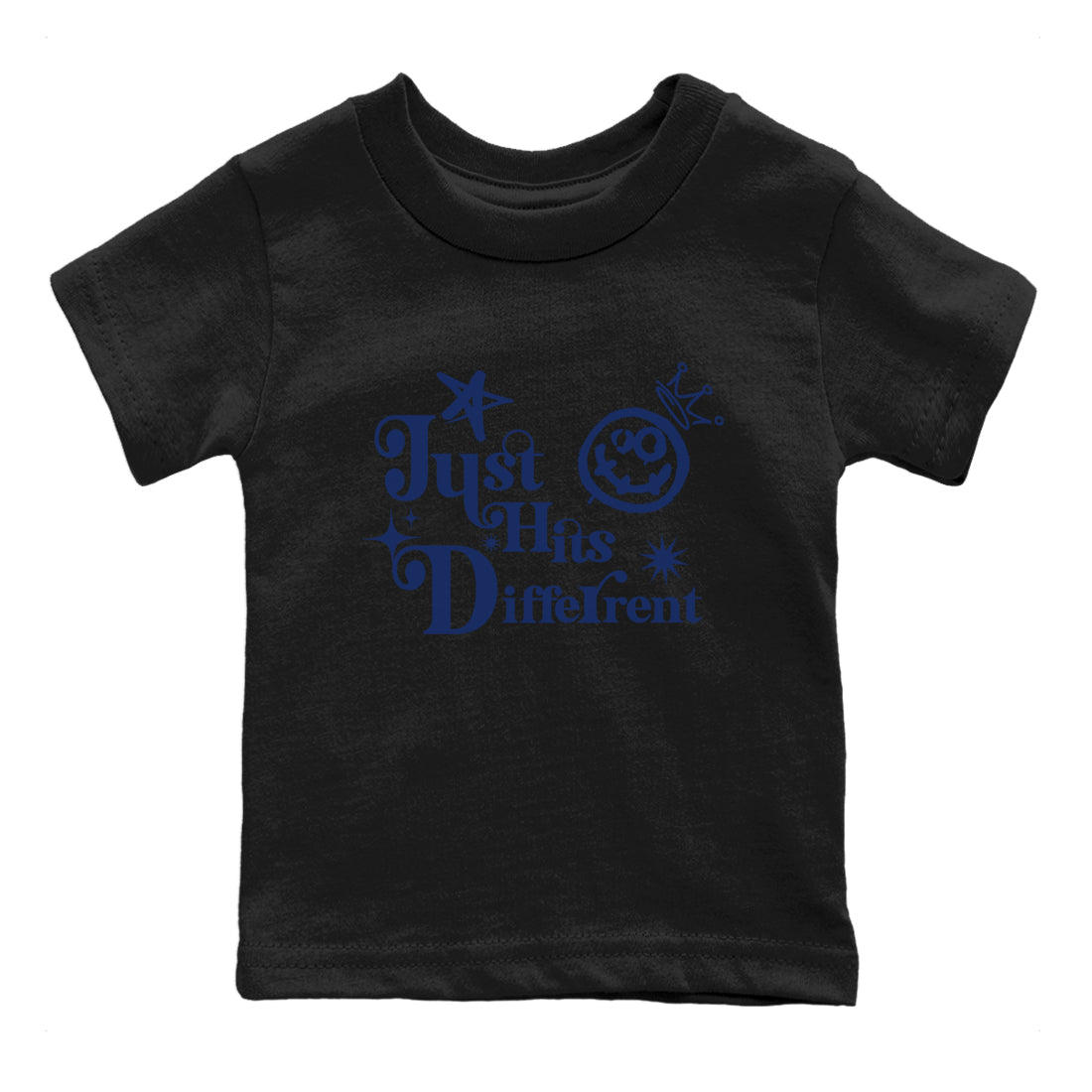 Just Hits Different snkmatch Tees Kids - Air Jordan 1 Midnight Navy