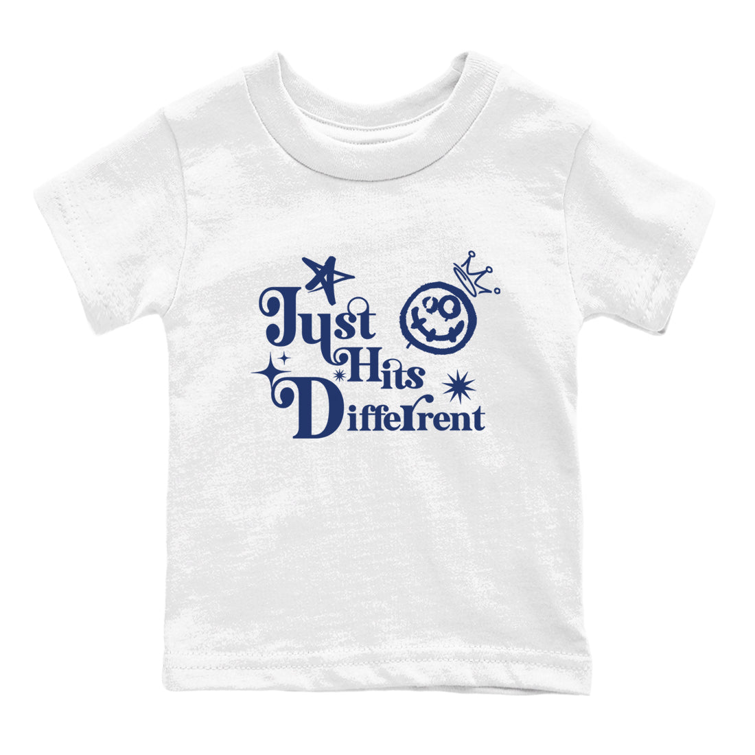 Just Hits Different snkmatch Tees Kids - Air Jordan 1 Midnight Navy