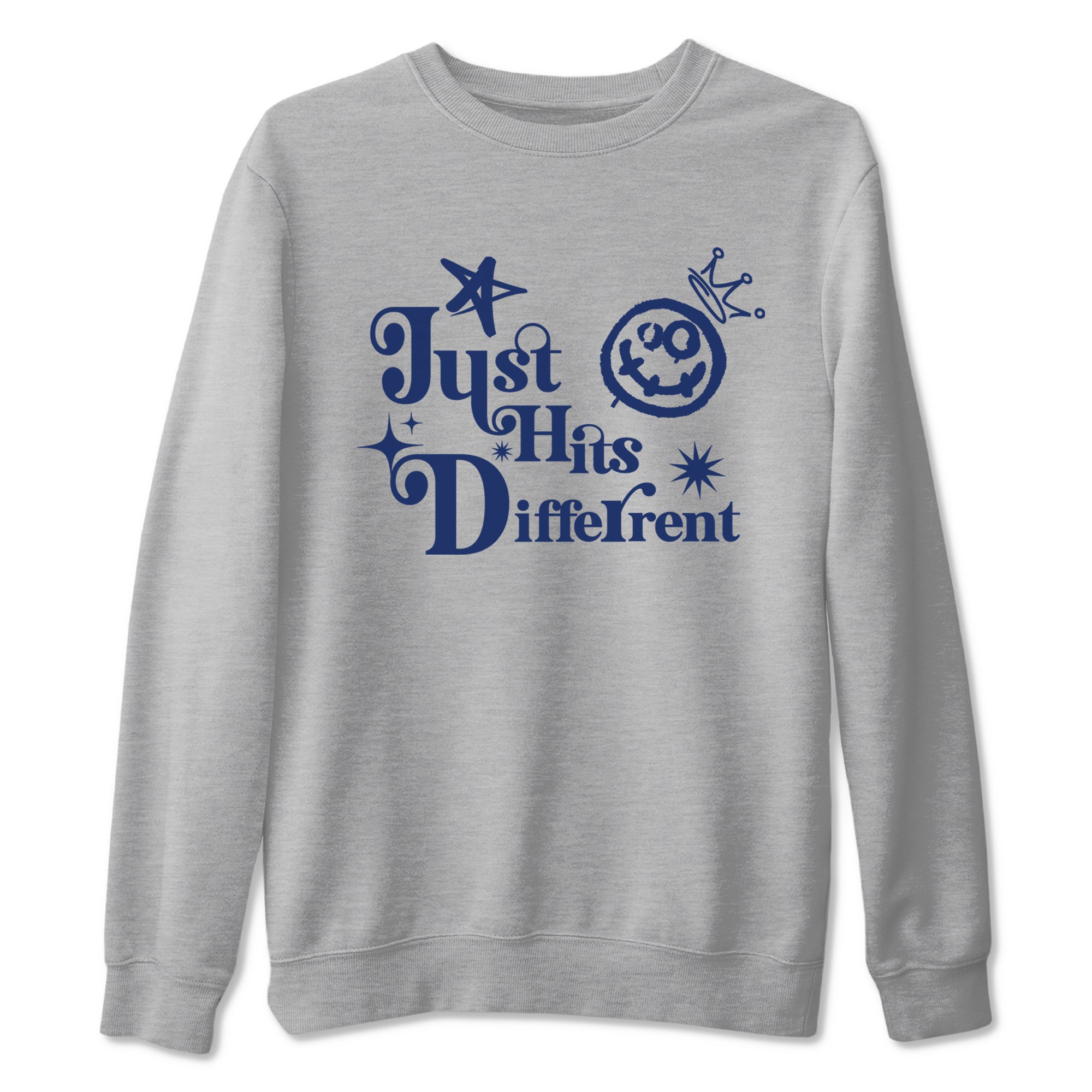 Just Hits Different snkmatch Tees - Air Jordan 1 Midnight Navy