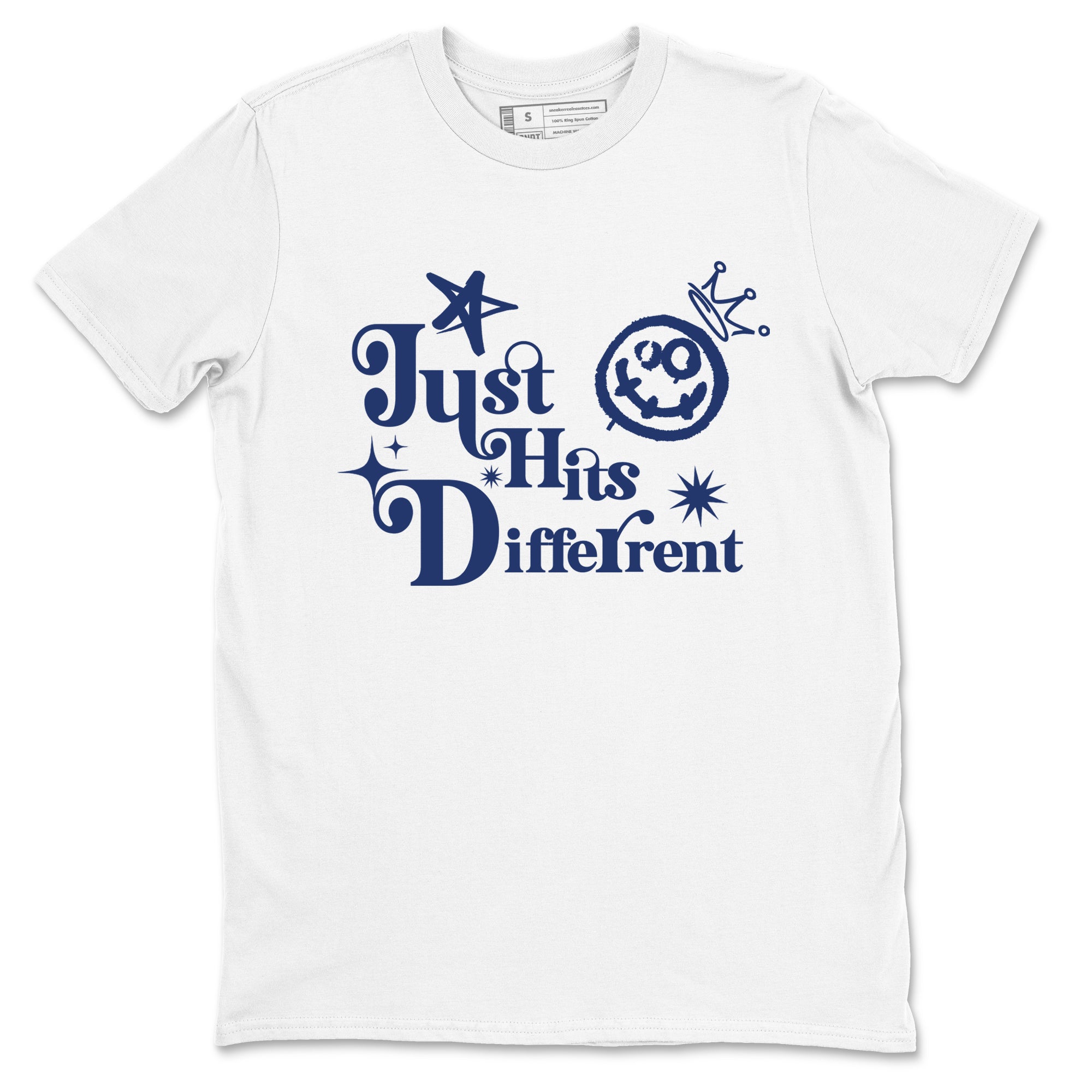 Just Hits Different snkmatch Tees - Air Jordan 1 Midnight Navy