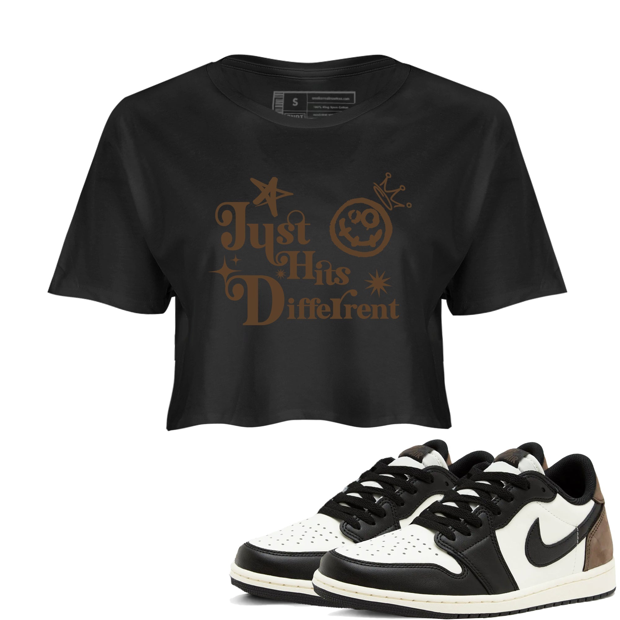Just Hits Different snkmatch Women's Top - Air Jordan 1 Mocha