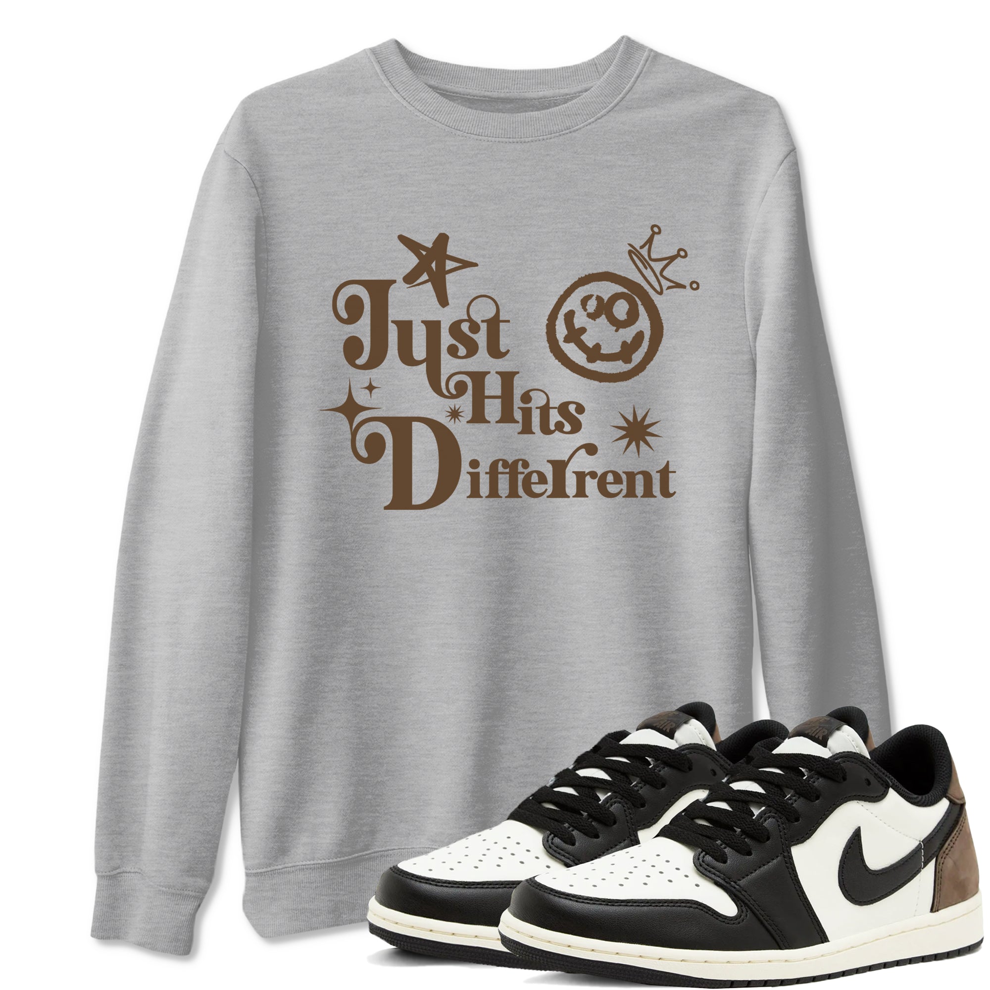 Just Hits Different snkmatch Tees - Air Jordan 1 Mocha