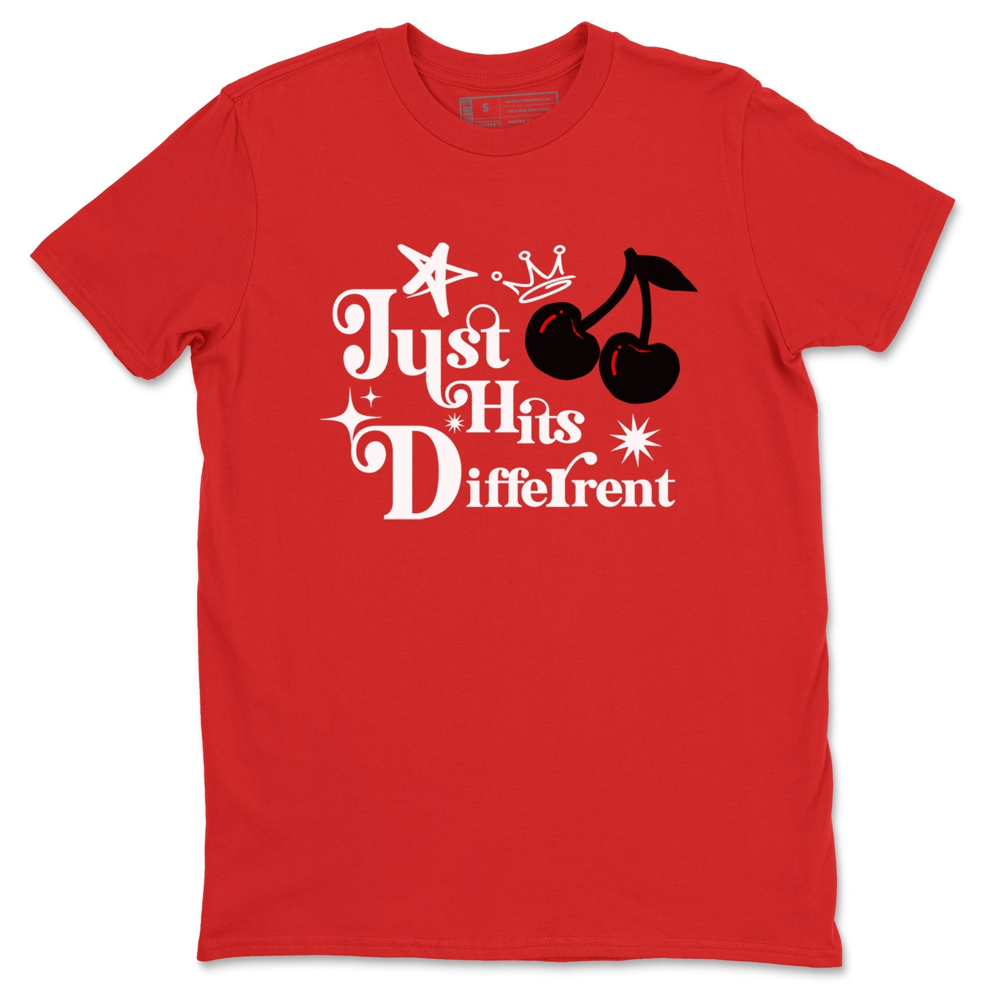 Just Hits Different snkmatch Tees - Air Jordan 11 Cherry