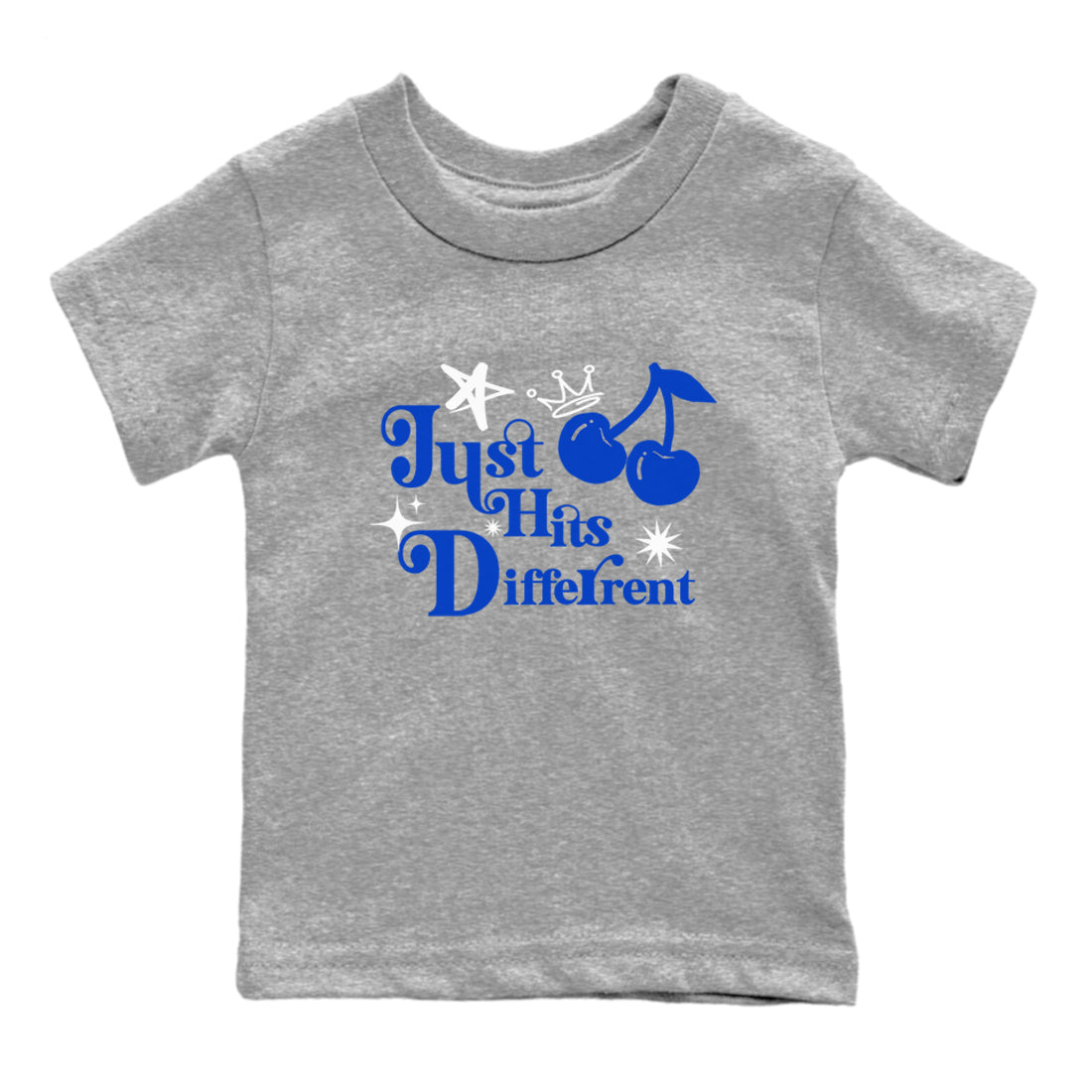 Just Hits Different snkmatch Tees Kids - Air Jordan 12 Blueberry