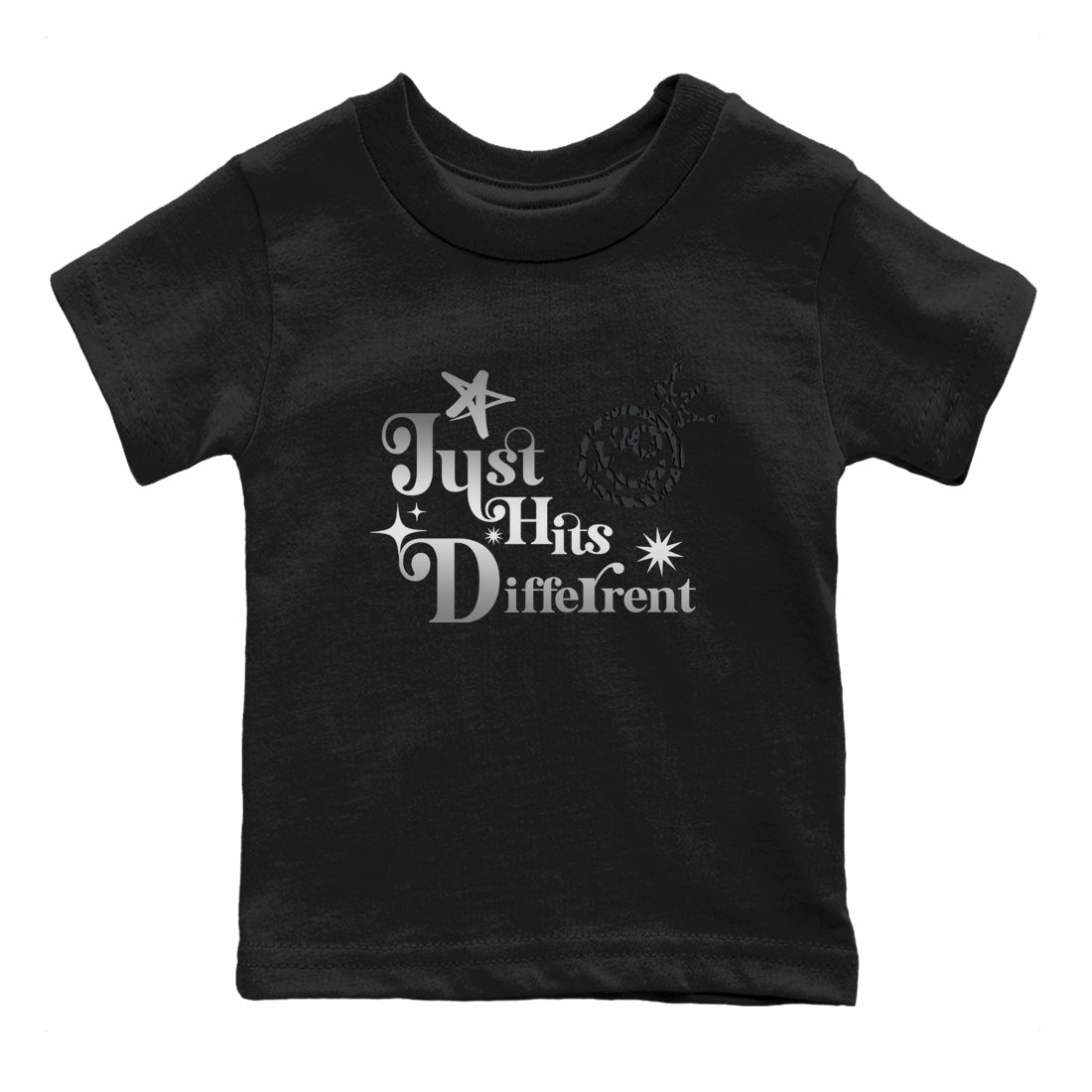 Just Hits Different snkmatch Tees Kids - Air Jordan 3 Black Cat