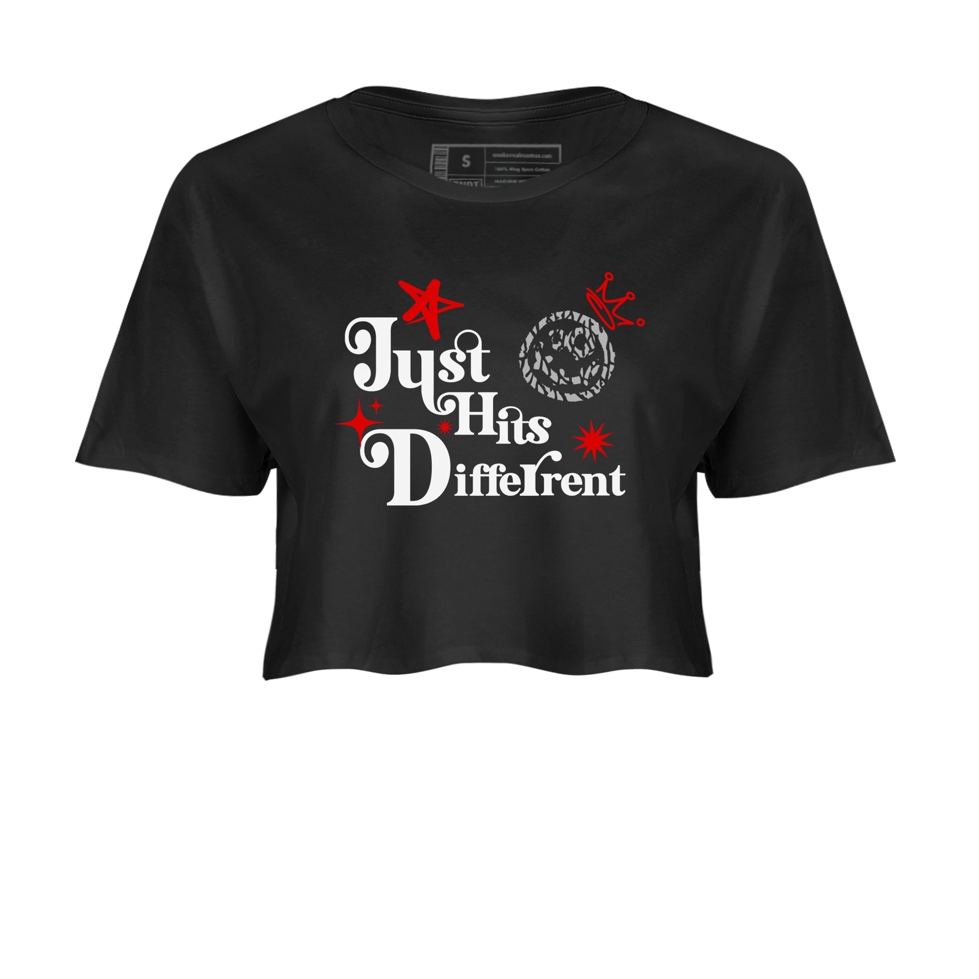 Just Hits Different snkmatch Women's Top - Air Jordan 3 Black Cement