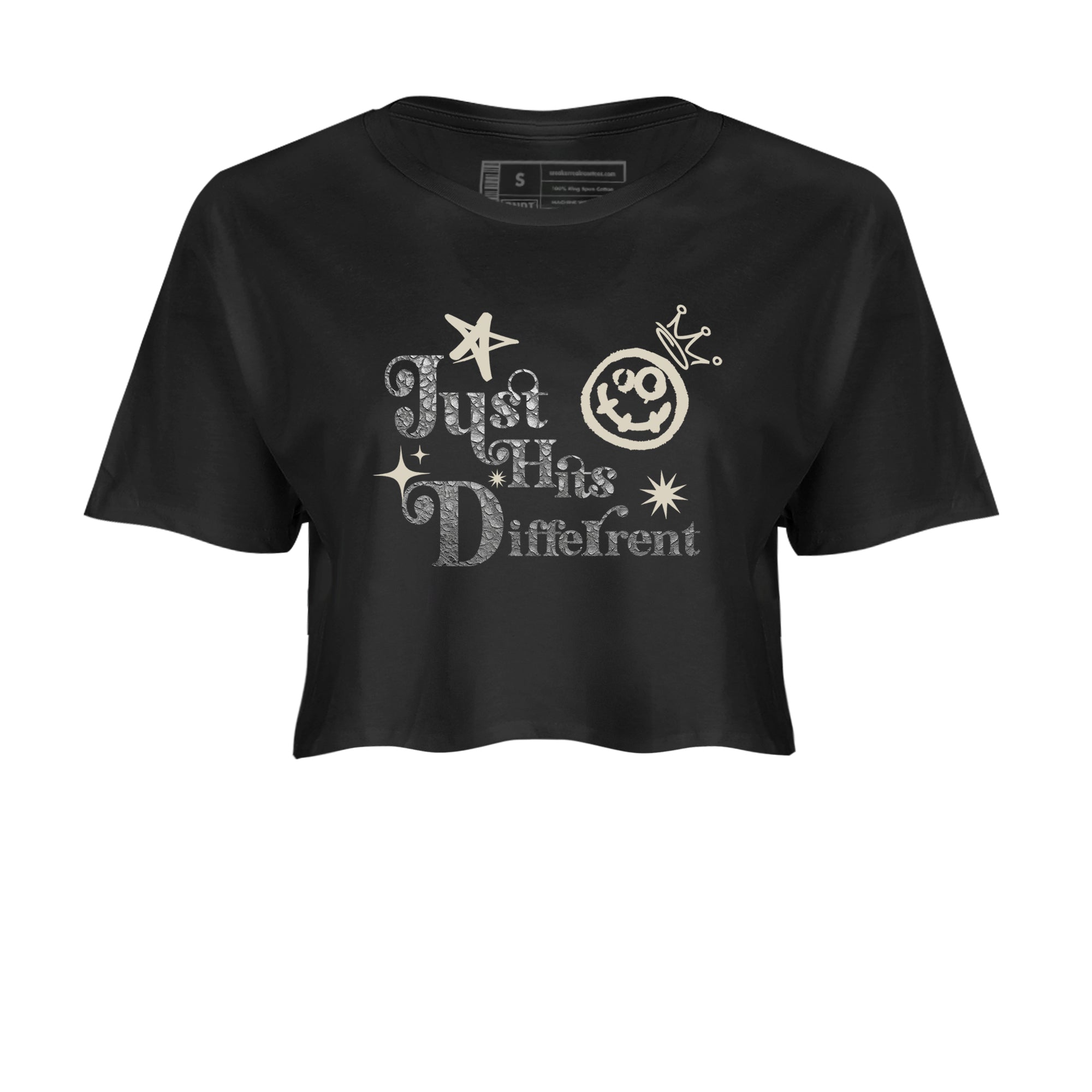 Just Hits Different snkmatch Women's Top - Air Jordan 3 Sail and Cement Grey