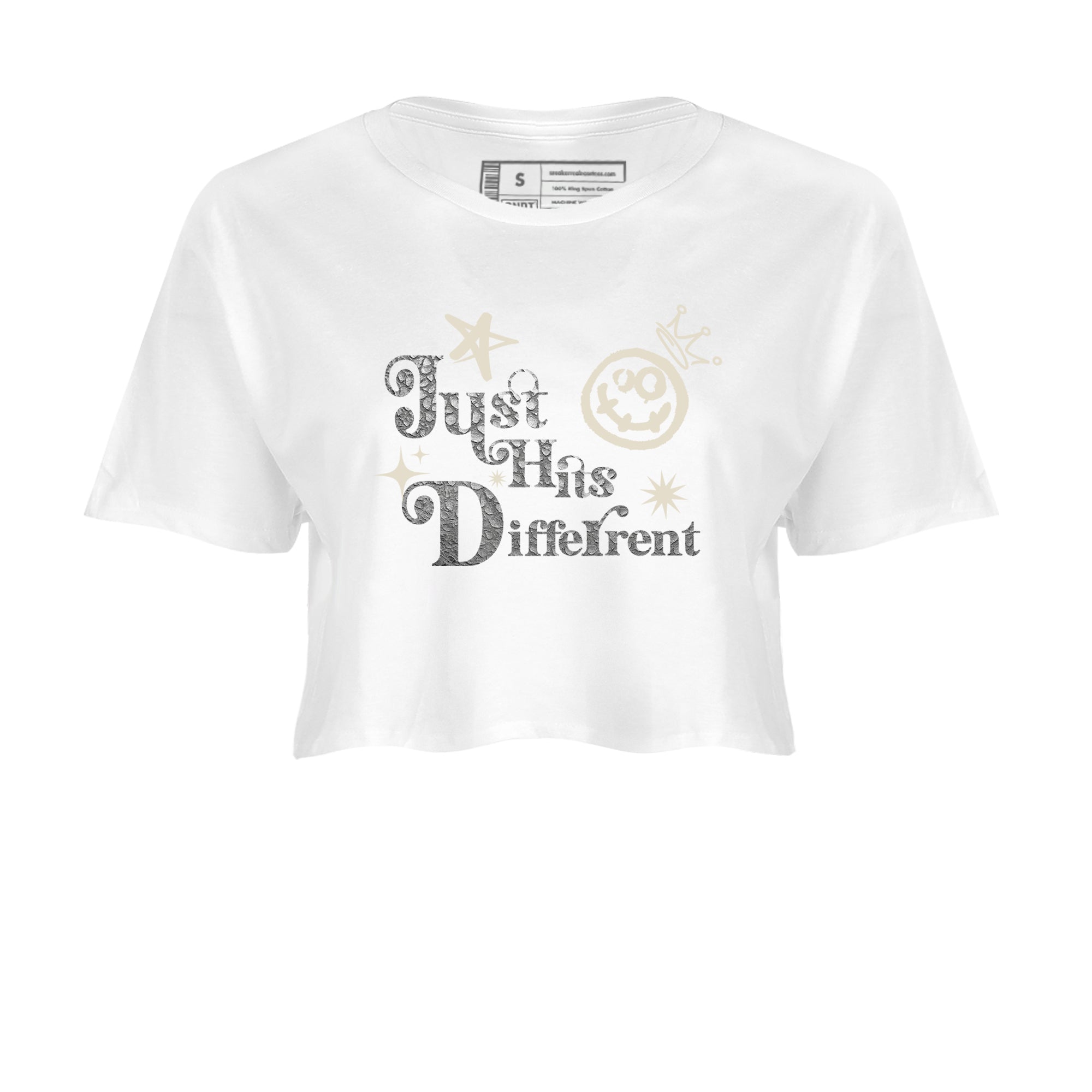 Just Hits Different snkmatch Women's Top - Air Jordan 3 Sail and Cement Grey