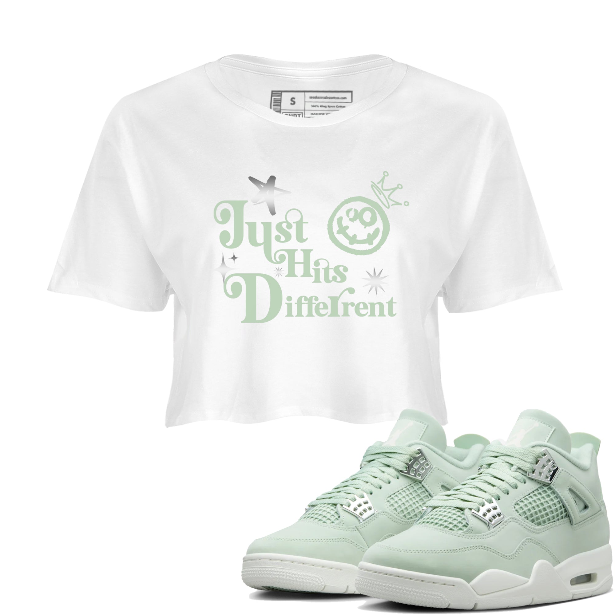 Just Hits Different snkmatch Women's Top - Air Jordan 4 Abundance
