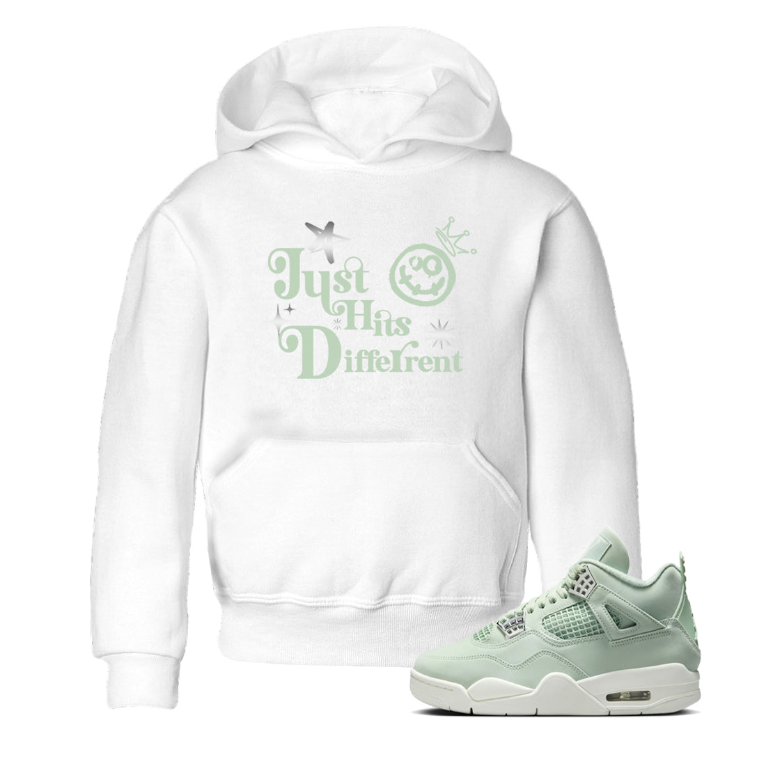 Just Hits Different snkmatch Tees Kids - Air Jordan 4 Abundance