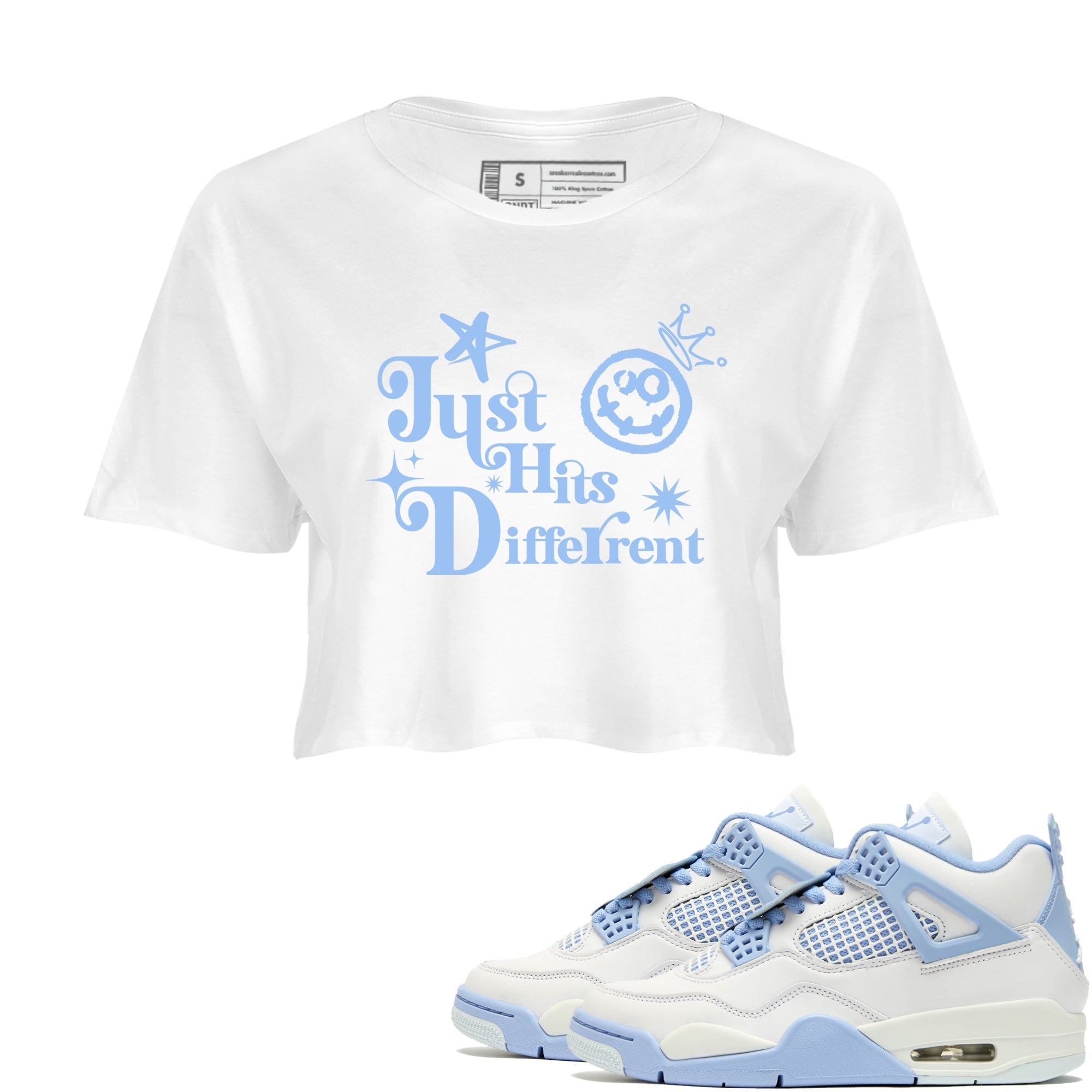 Just Hits Different snkmatch Women's Top - Air Jordan 4 Aluminum