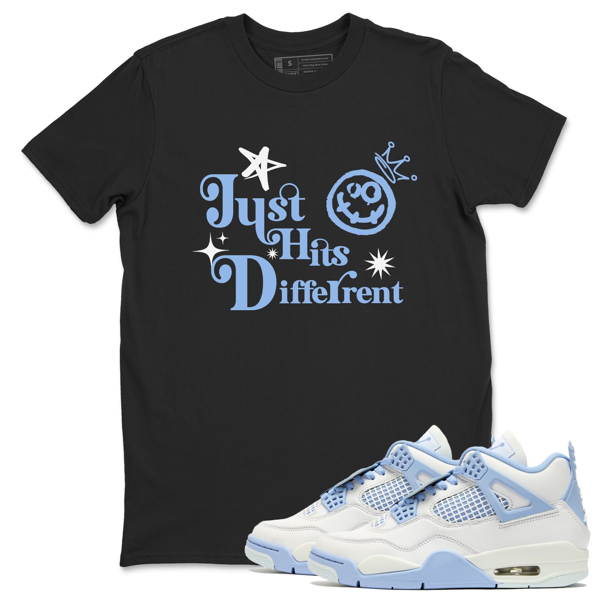 Just Hits Different snkmatch Tees - Air Jordan 4 Aluminum