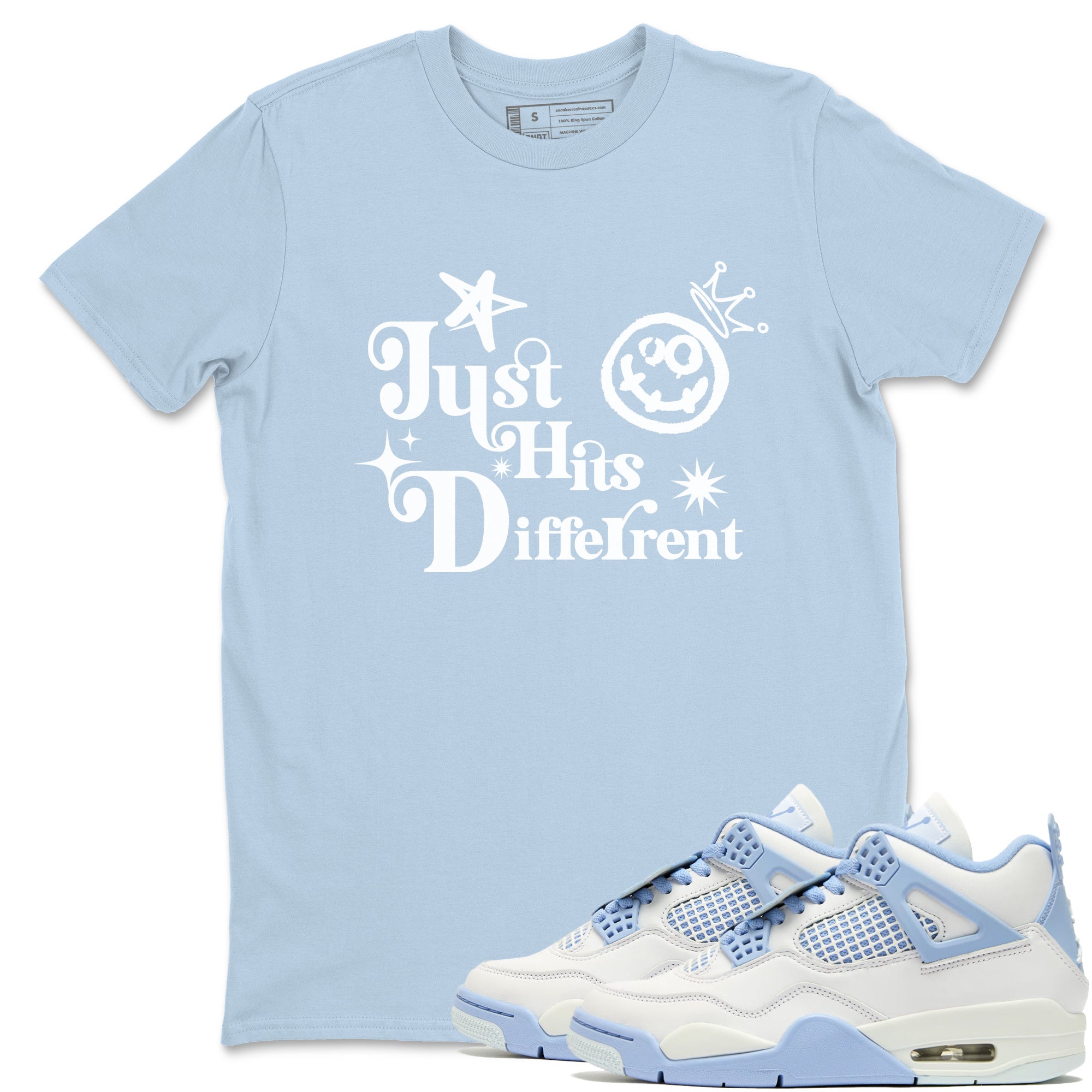 Just Hits Different snkmatch Tees - Air Jordan 4 Aluminum