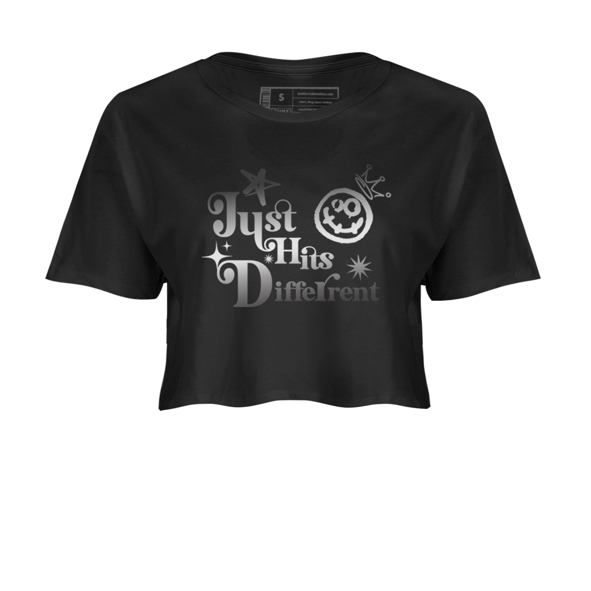 Just Hits Different snkmatch Women's Top - Air Jordan 4 Black Cat