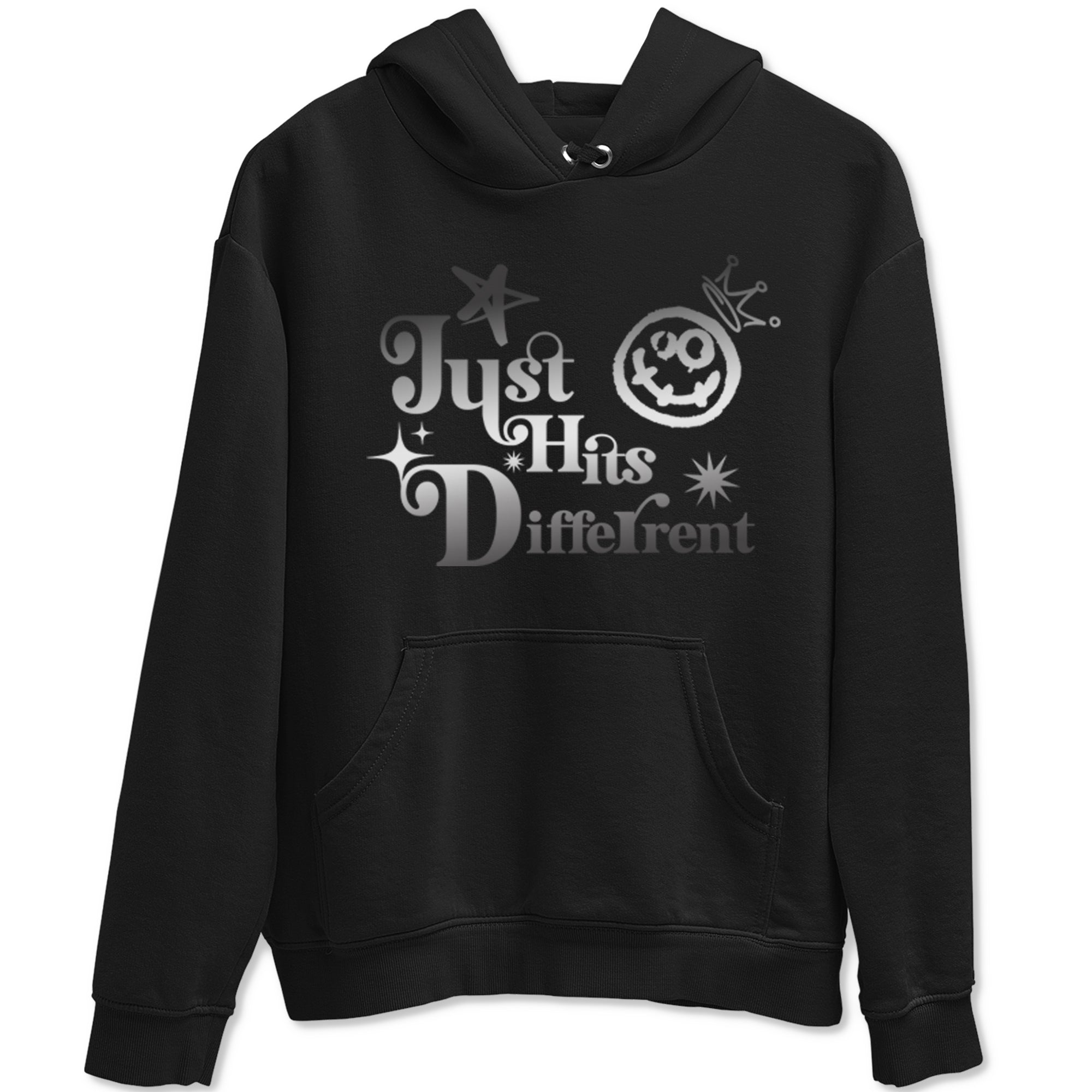 Just Hits Different snkmatch Tees - Air Jordan 4 Black Cat