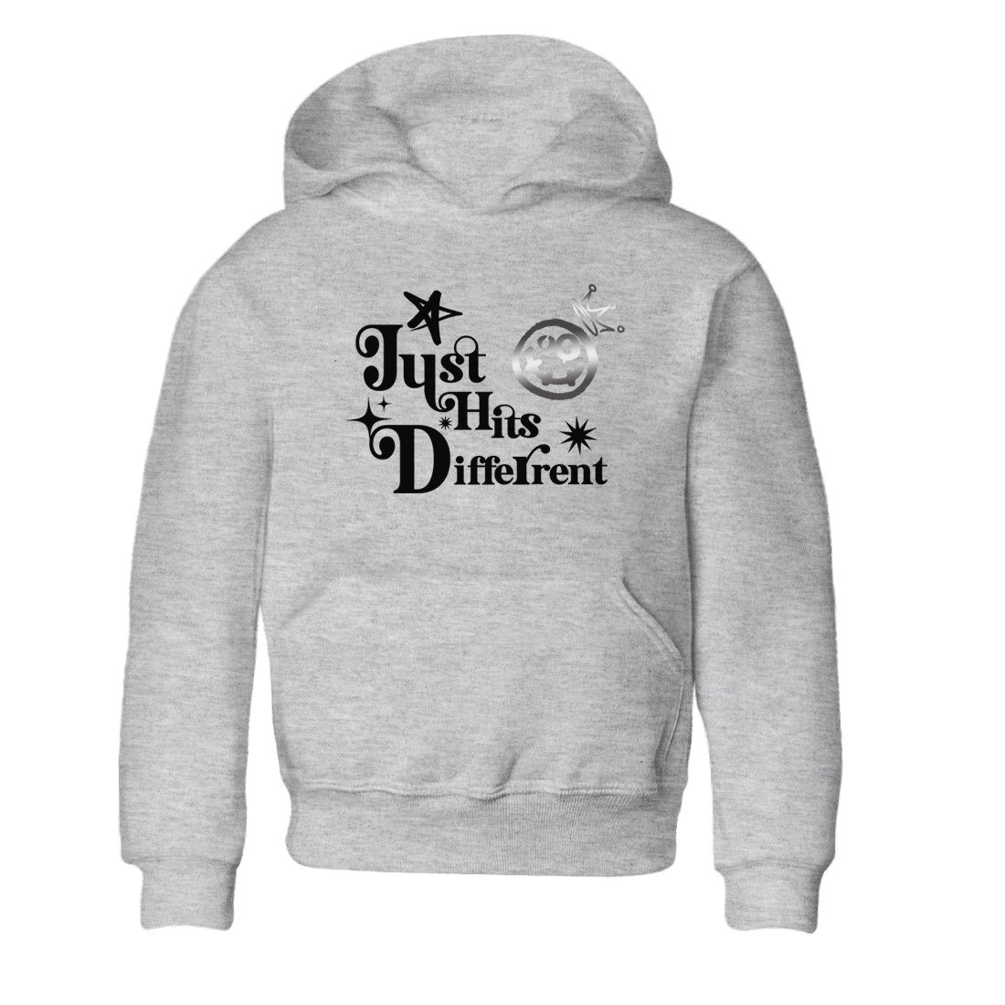 Just Hits Different snkmatch Tees Kids - Air Jordan 4 Black Cat