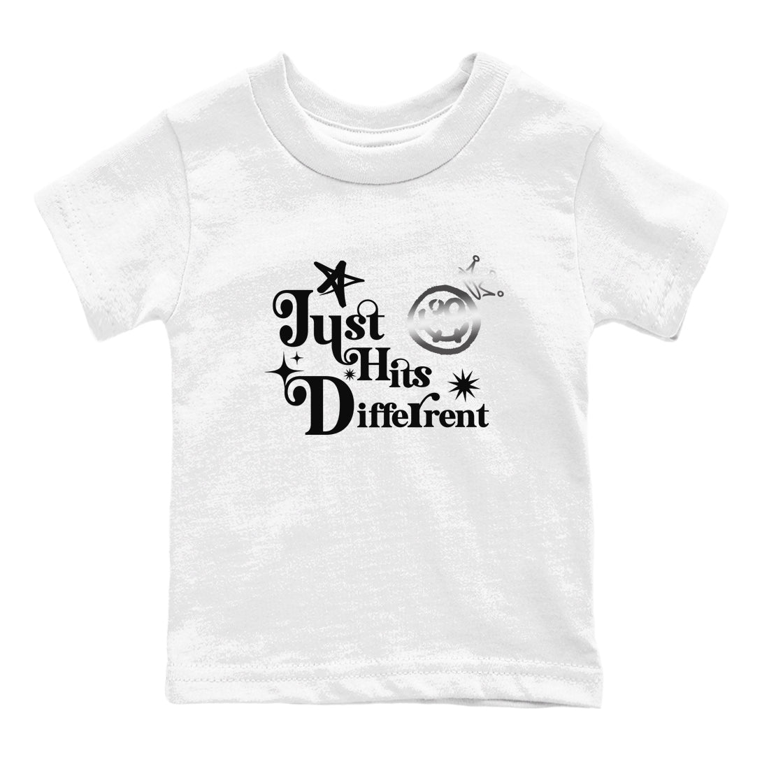 Just Hits Different snkmatch Tees Kids - Air Jordan 4 Black Cat