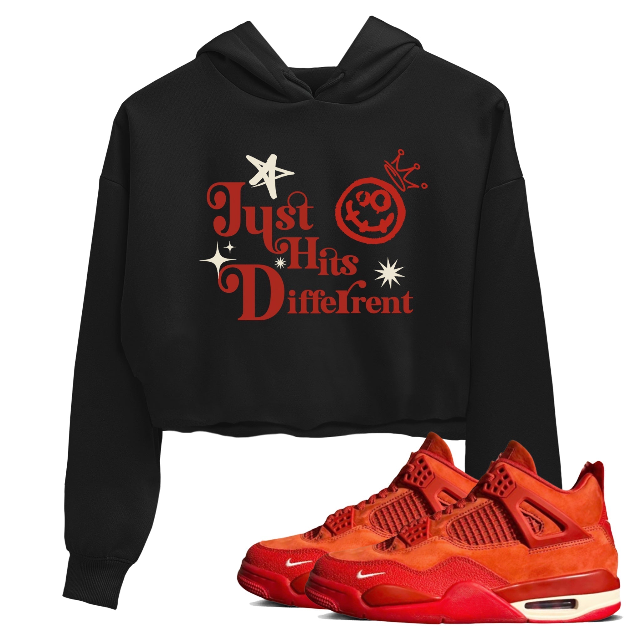 Just Hits Different snkmatch Women's Top - Air Jordan 4 Brick By Brick
