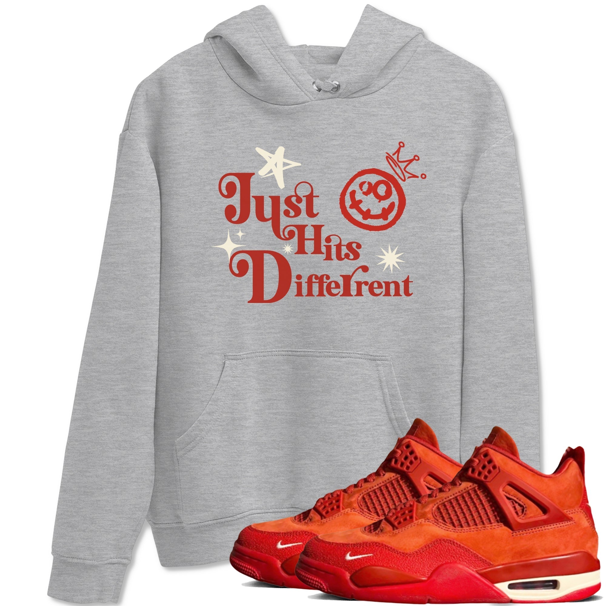 Just Hits Different snkmatch Tees - Air Jordan 4 Brick By Brick