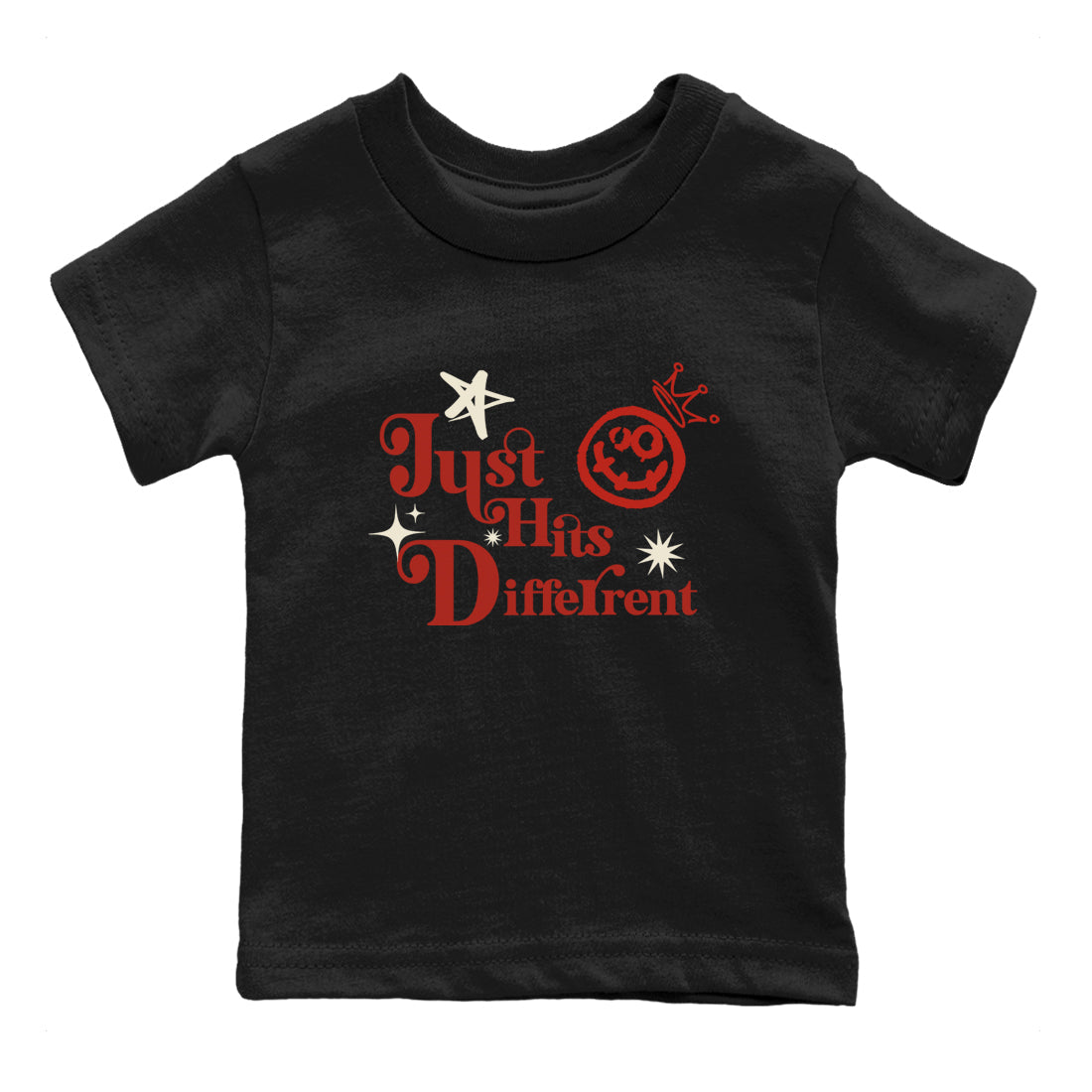 Just Hits Different snkmatch Tees Kids - Air Jordan 4 Brick By Brick