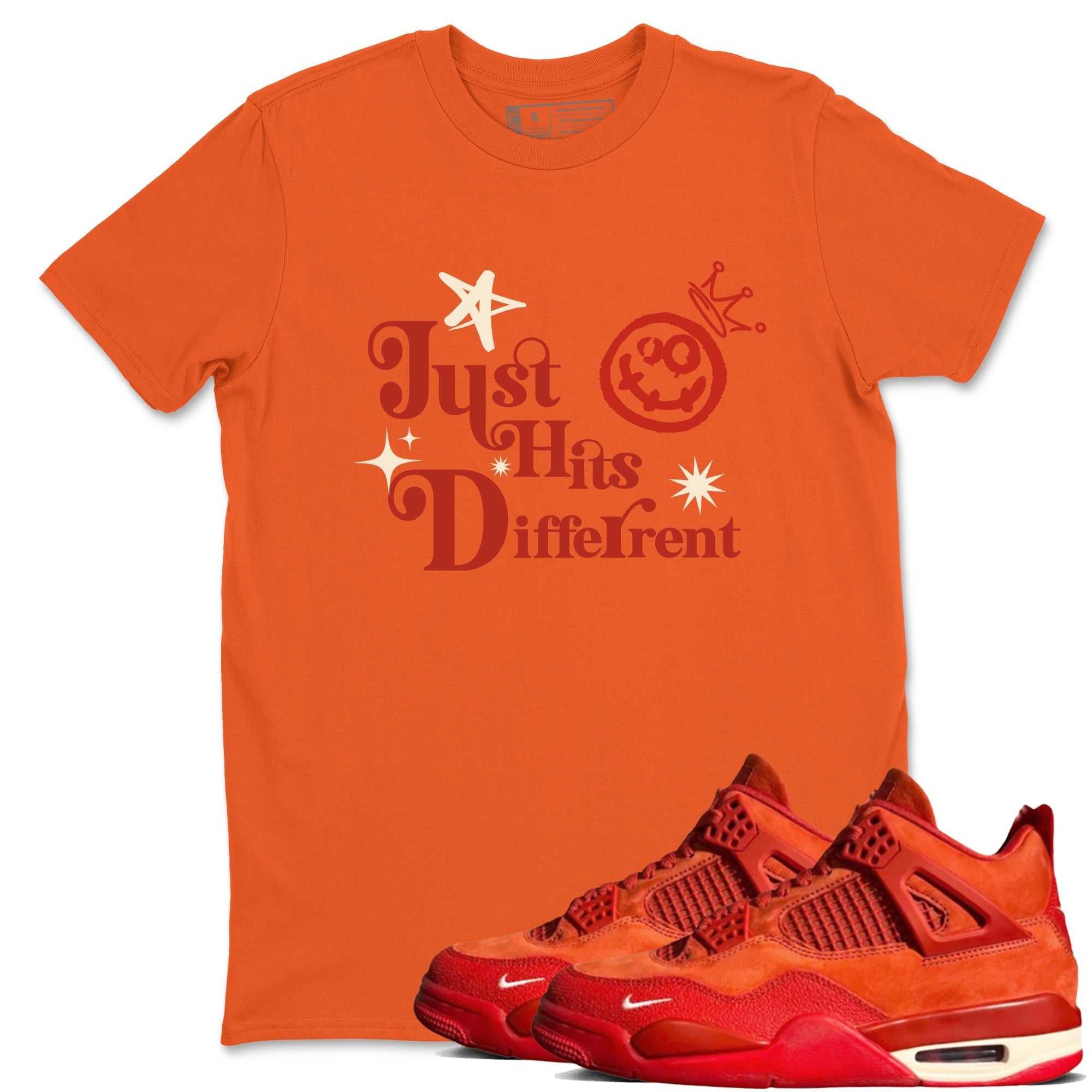 Just Hits Different snkmatch Tees - Air Jordan 4 Brick By Brick