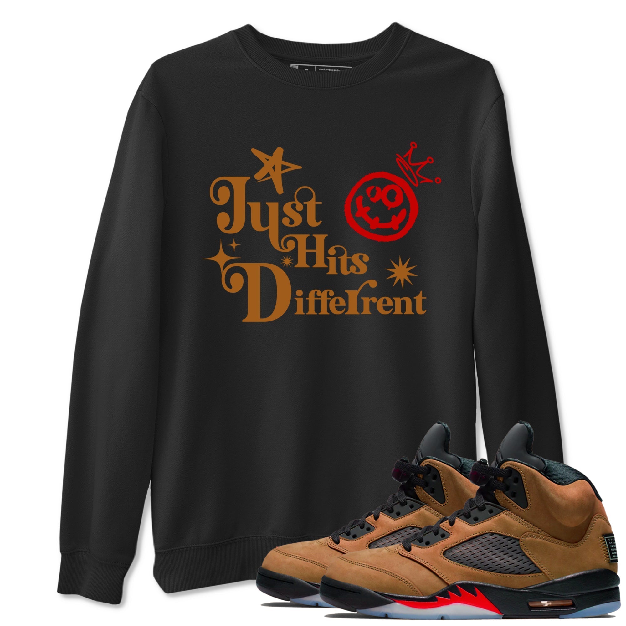 Just Hits Different snkmatch Tees - Air Jordan 5 Archaeo Brown