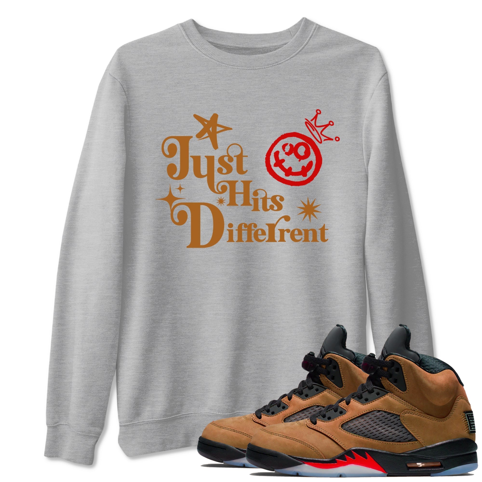 Just Hits Different snkmatch Tees - Air Jordan 5 Archaeo Brown